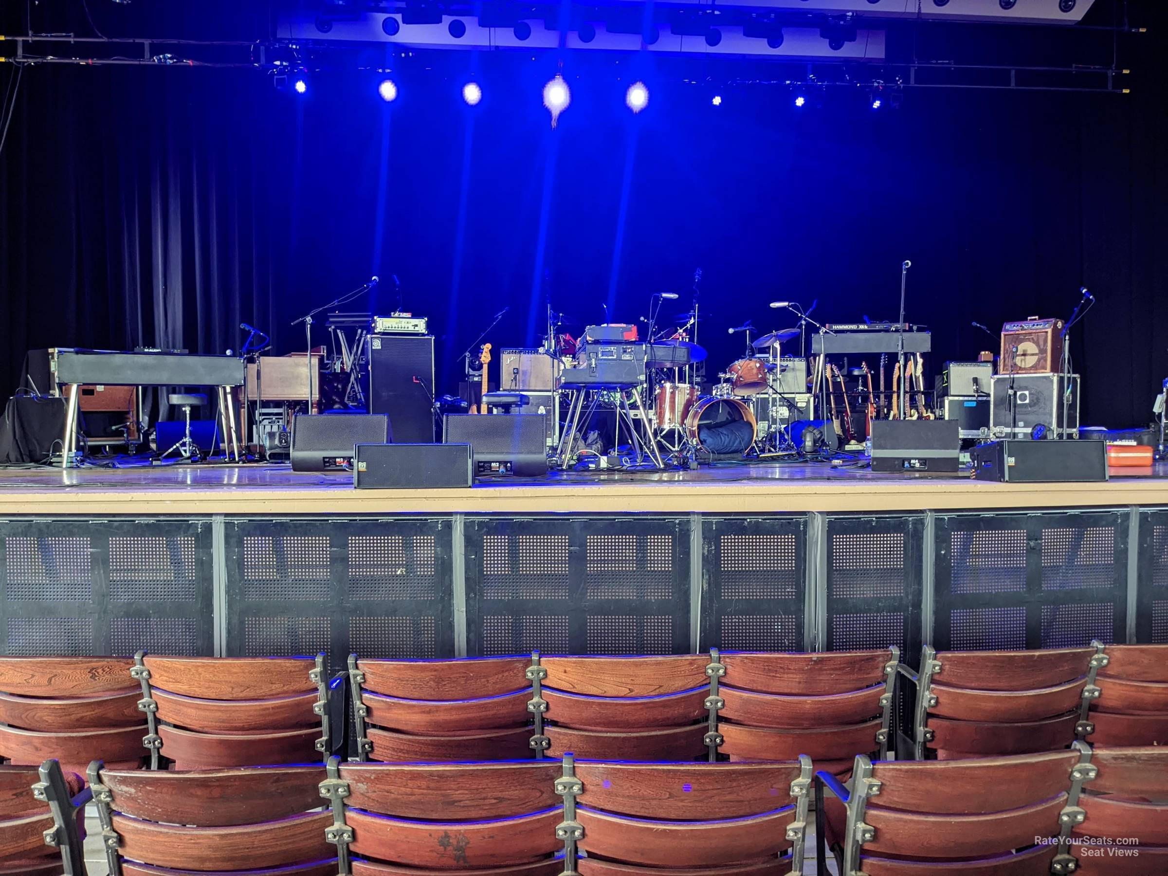 pavilion center, row e seat view - ravinia