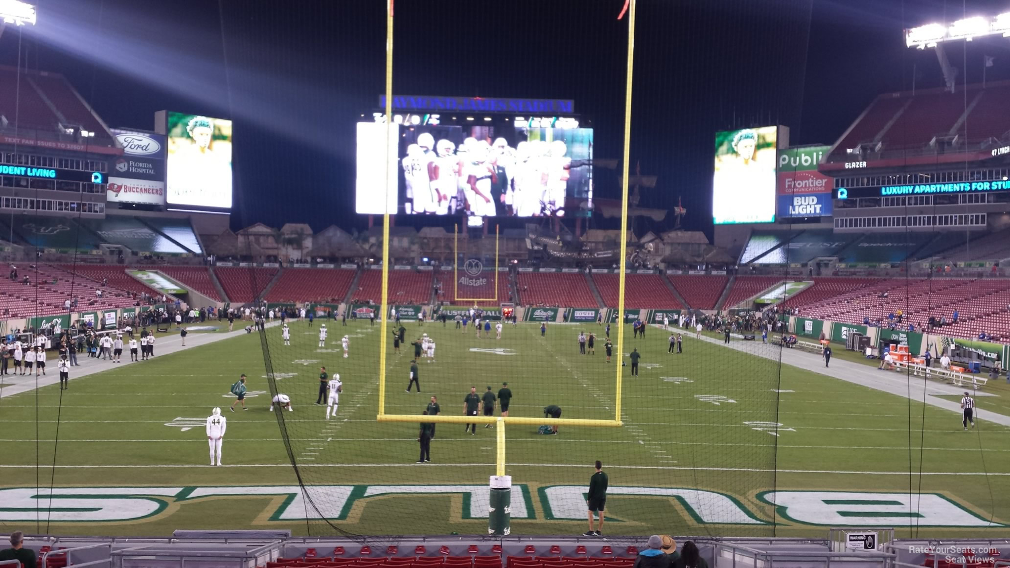 Section 123 at Raymond James Stadium
