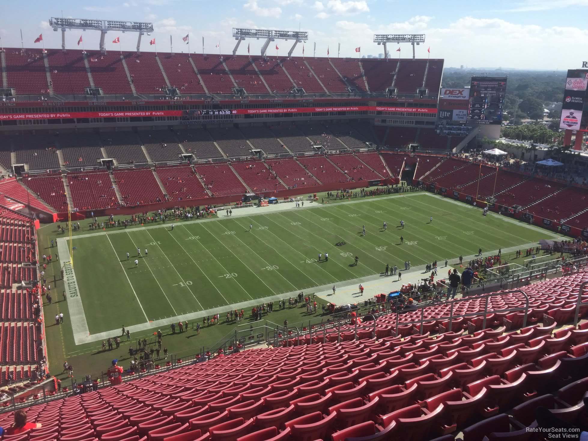 Section 306 at Raymond James Stadium