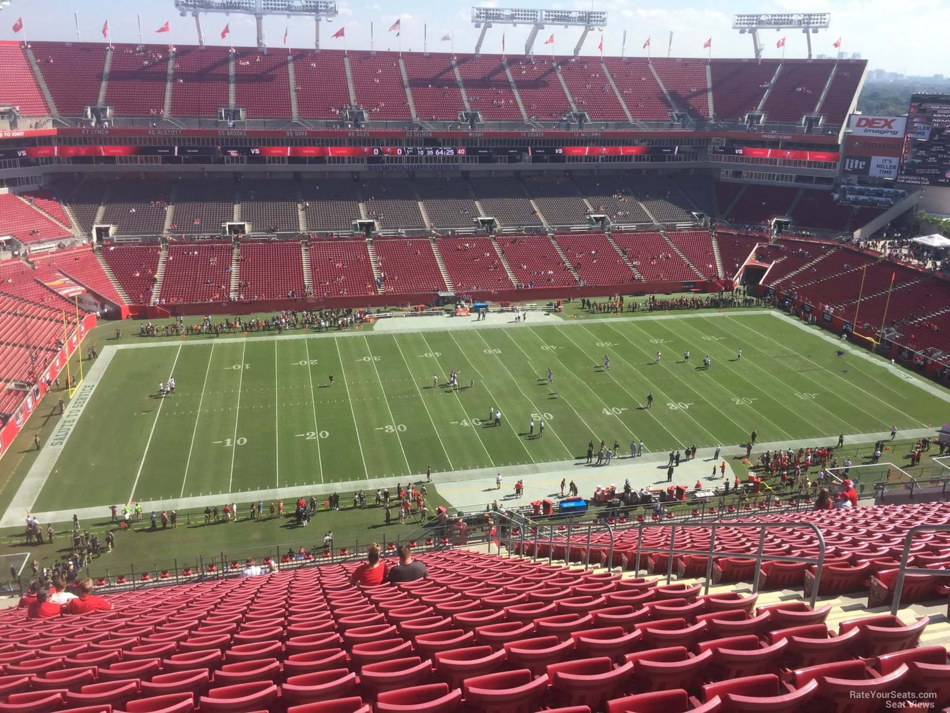 Raymond James Stadium Interactive Seat Map Matttroy