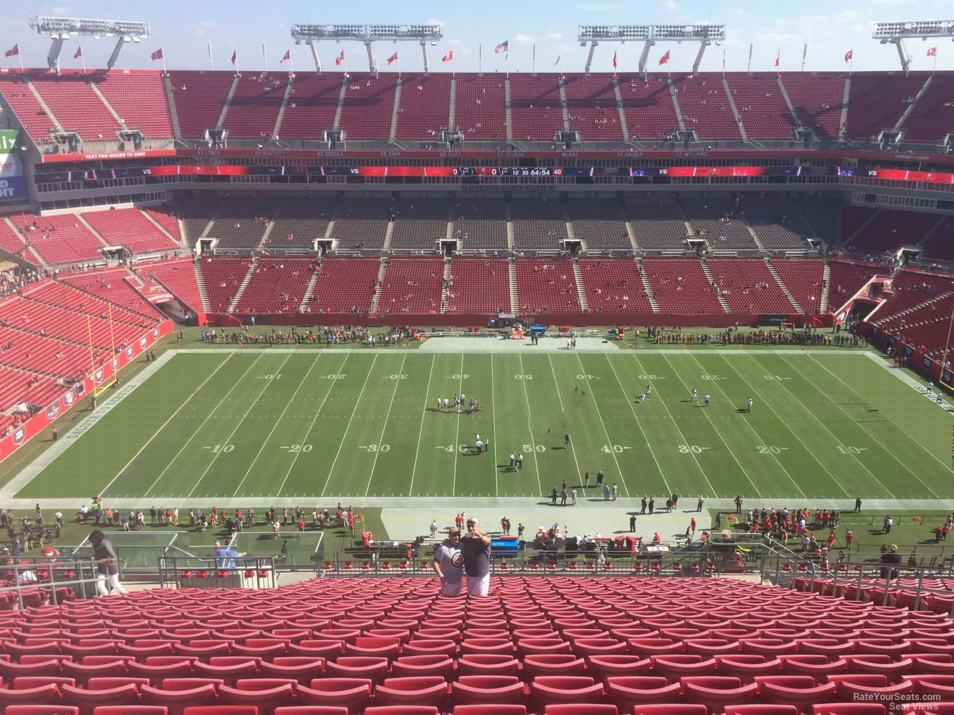 raymond james stadium section 310 tampa bay buccaneers usf raymond james stadium seating chart