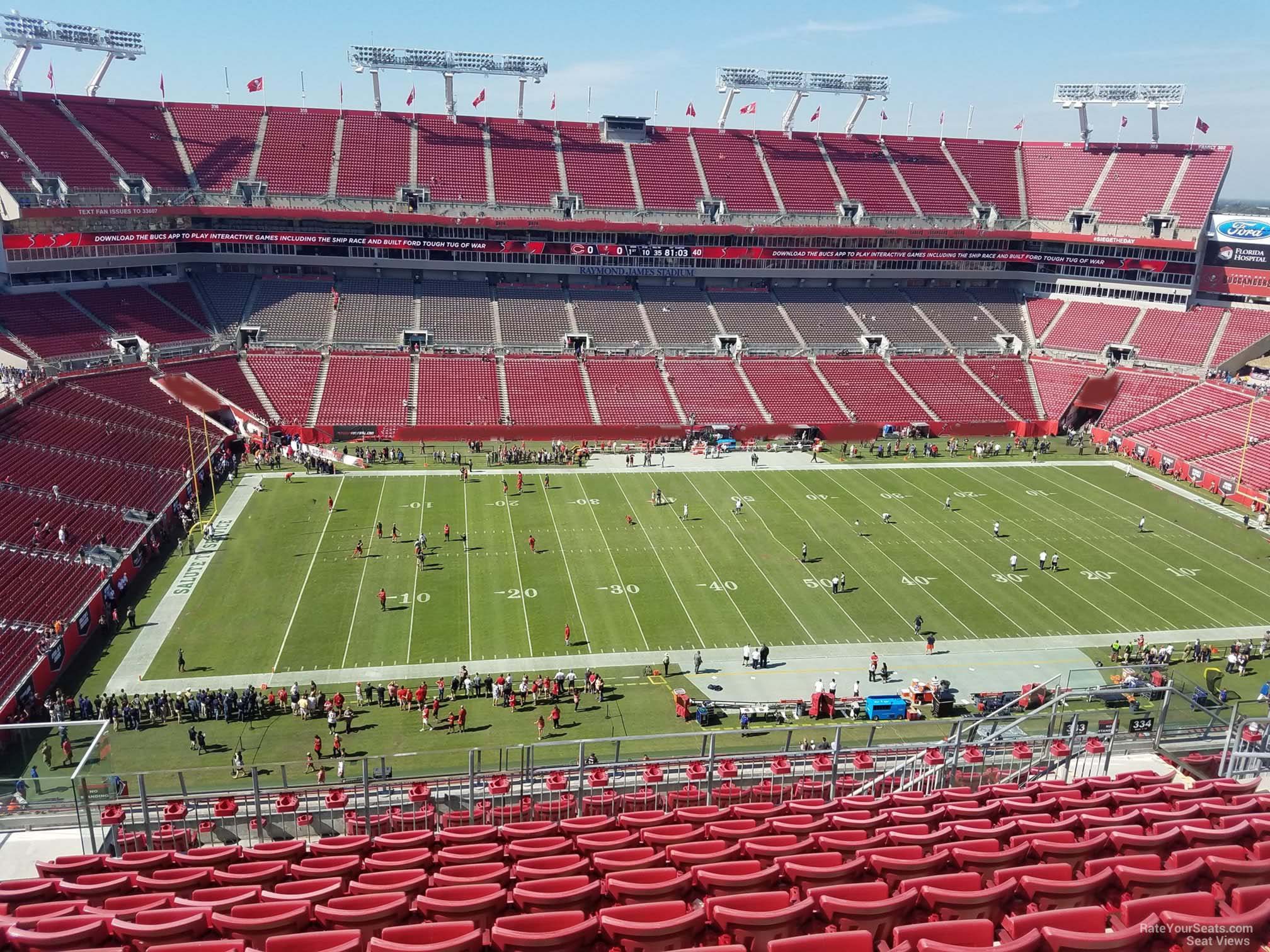 Deraymond James Stadium Seating Chart View - x46qr5c