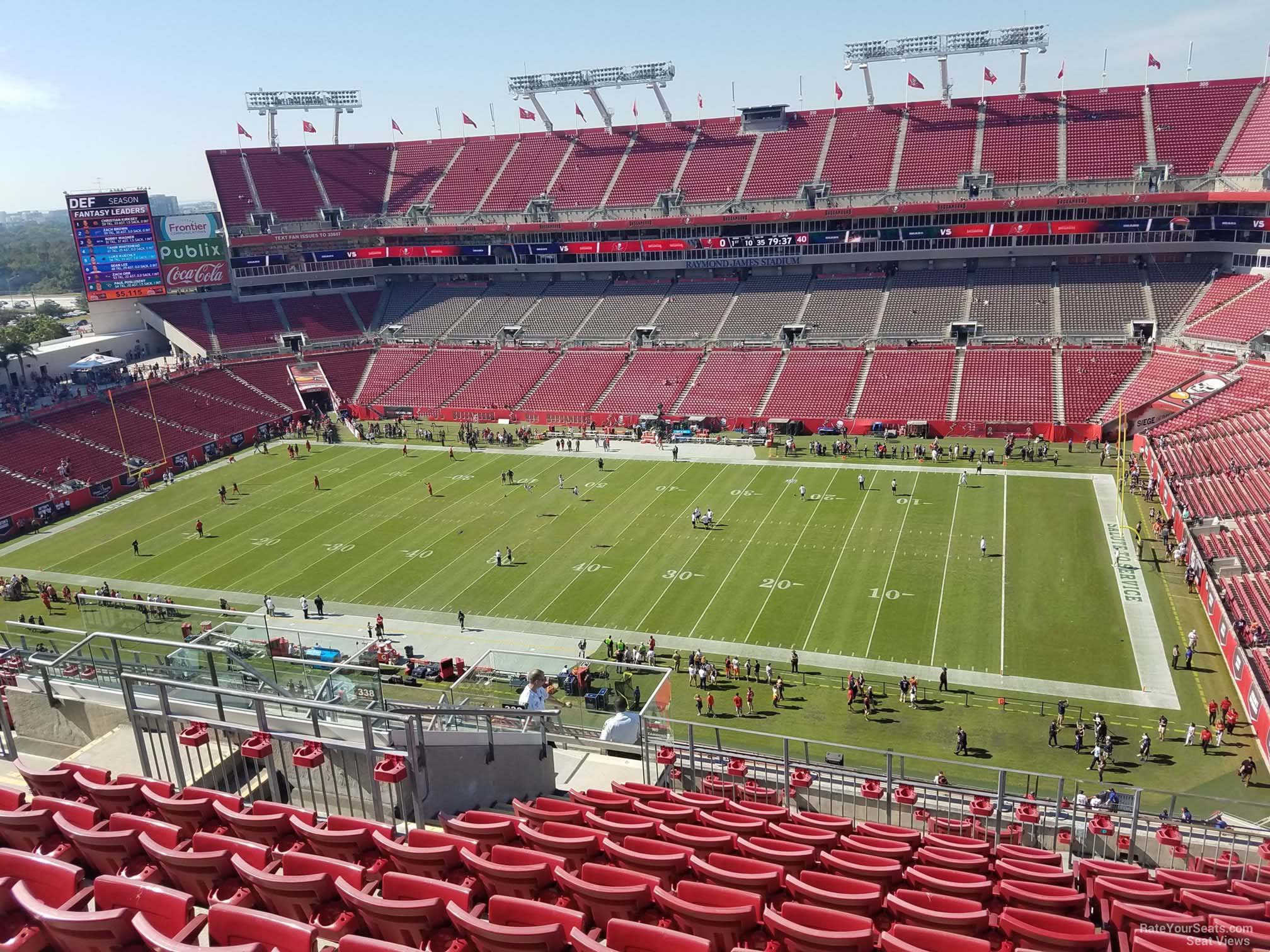 Section 339 at Raymond James Stadium