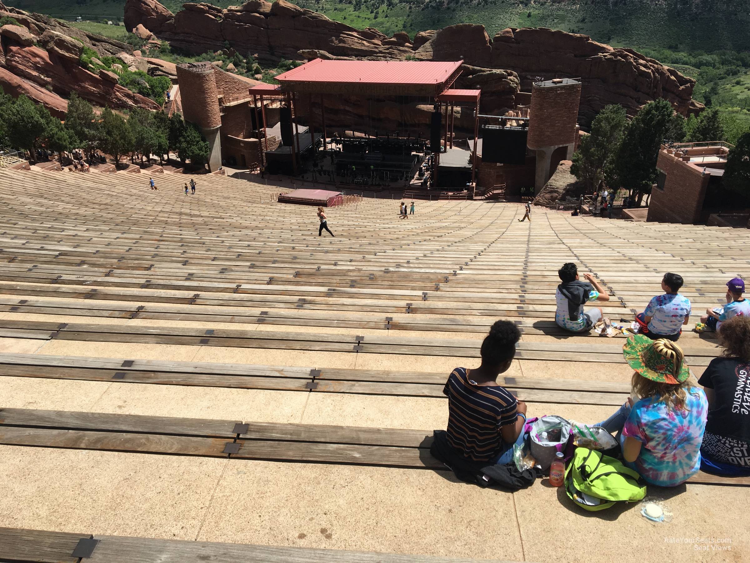 reserved, row 69 seat view  - red rocks amphitheatre