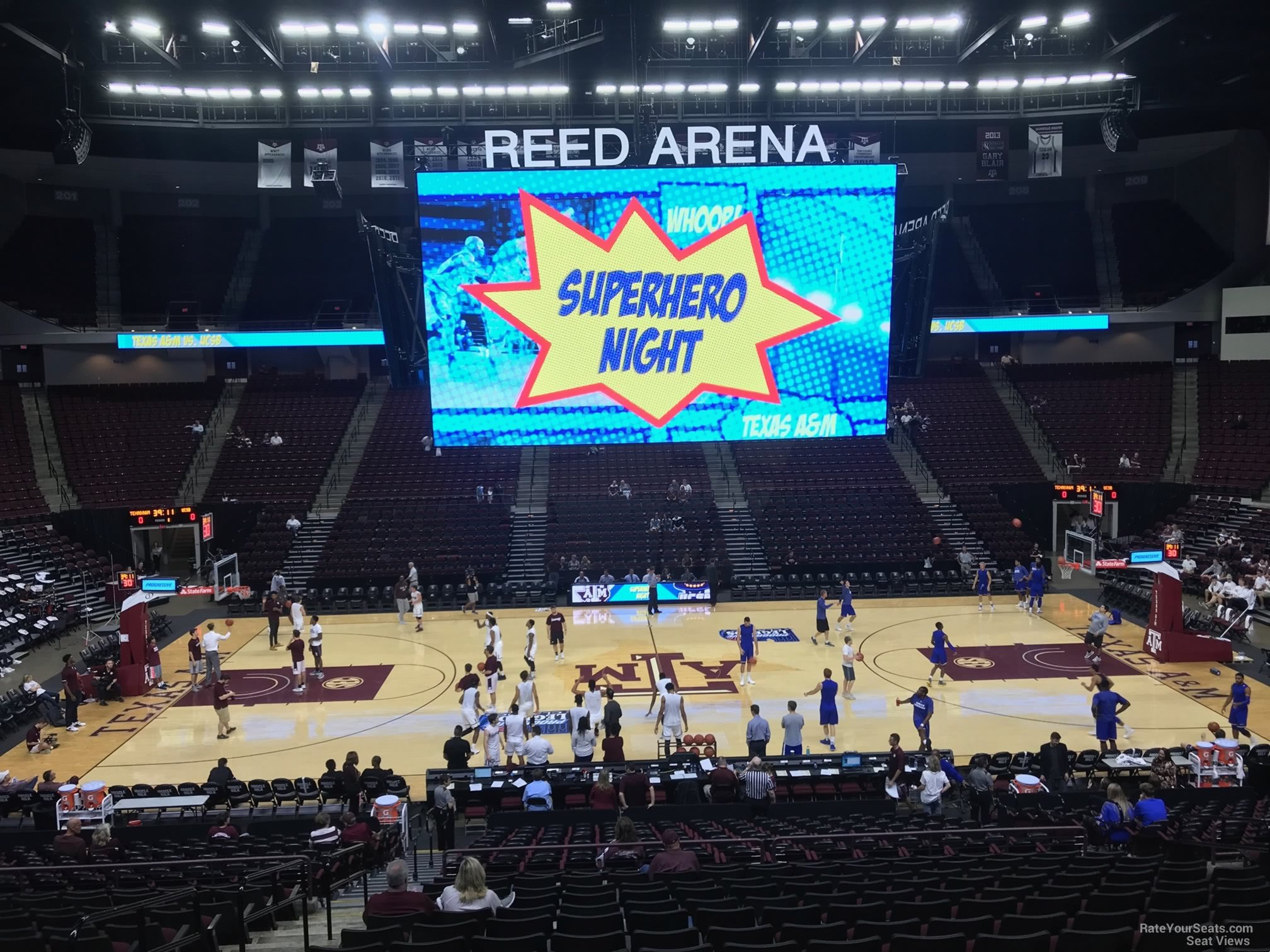 Reed Arena Section 121 - RateYourSeats.com