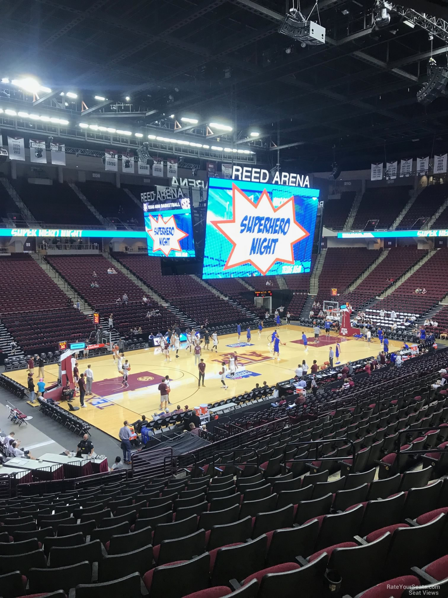Reed Arena Section 124