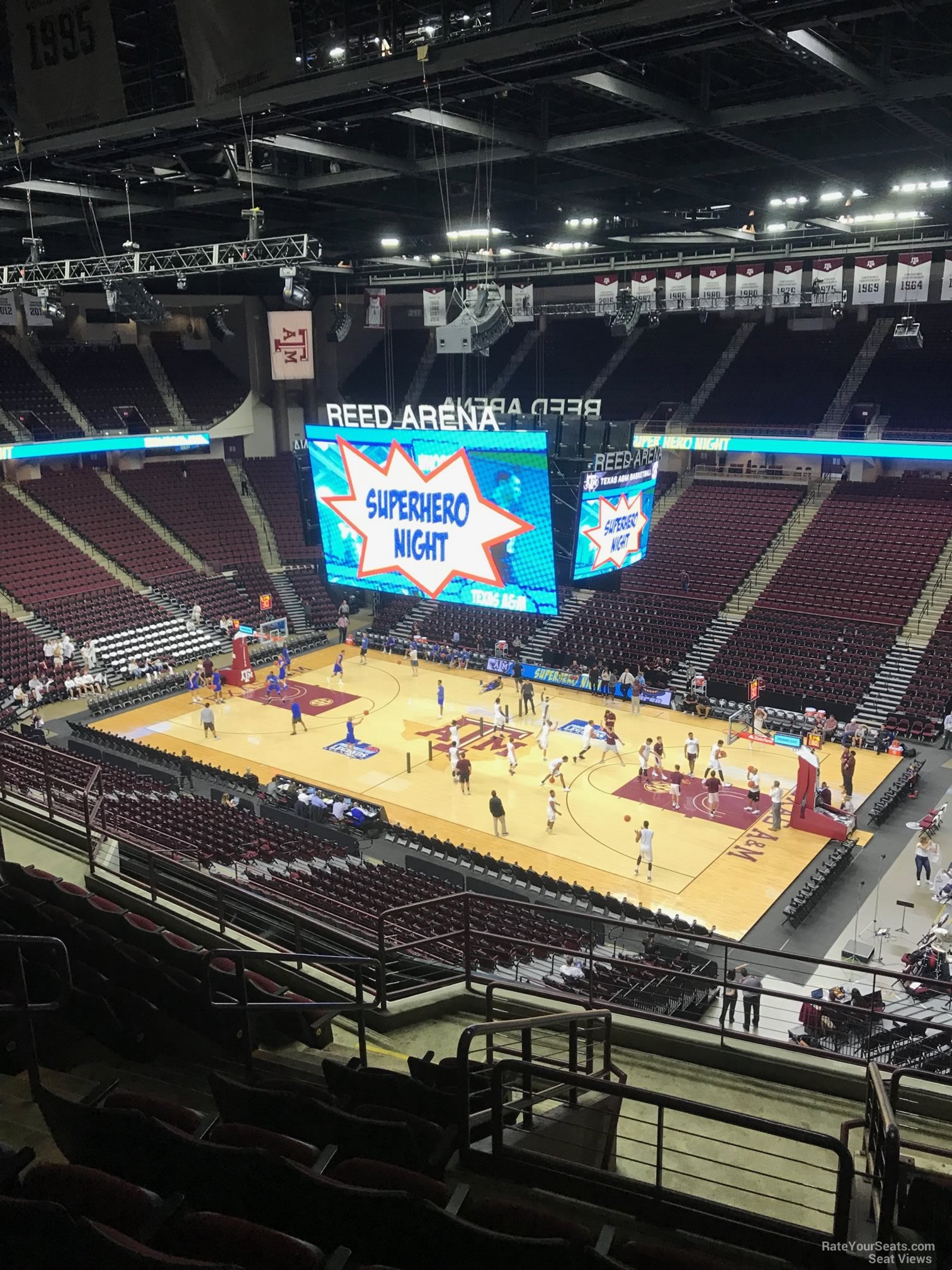 section 202, row j seat view  - reed arena