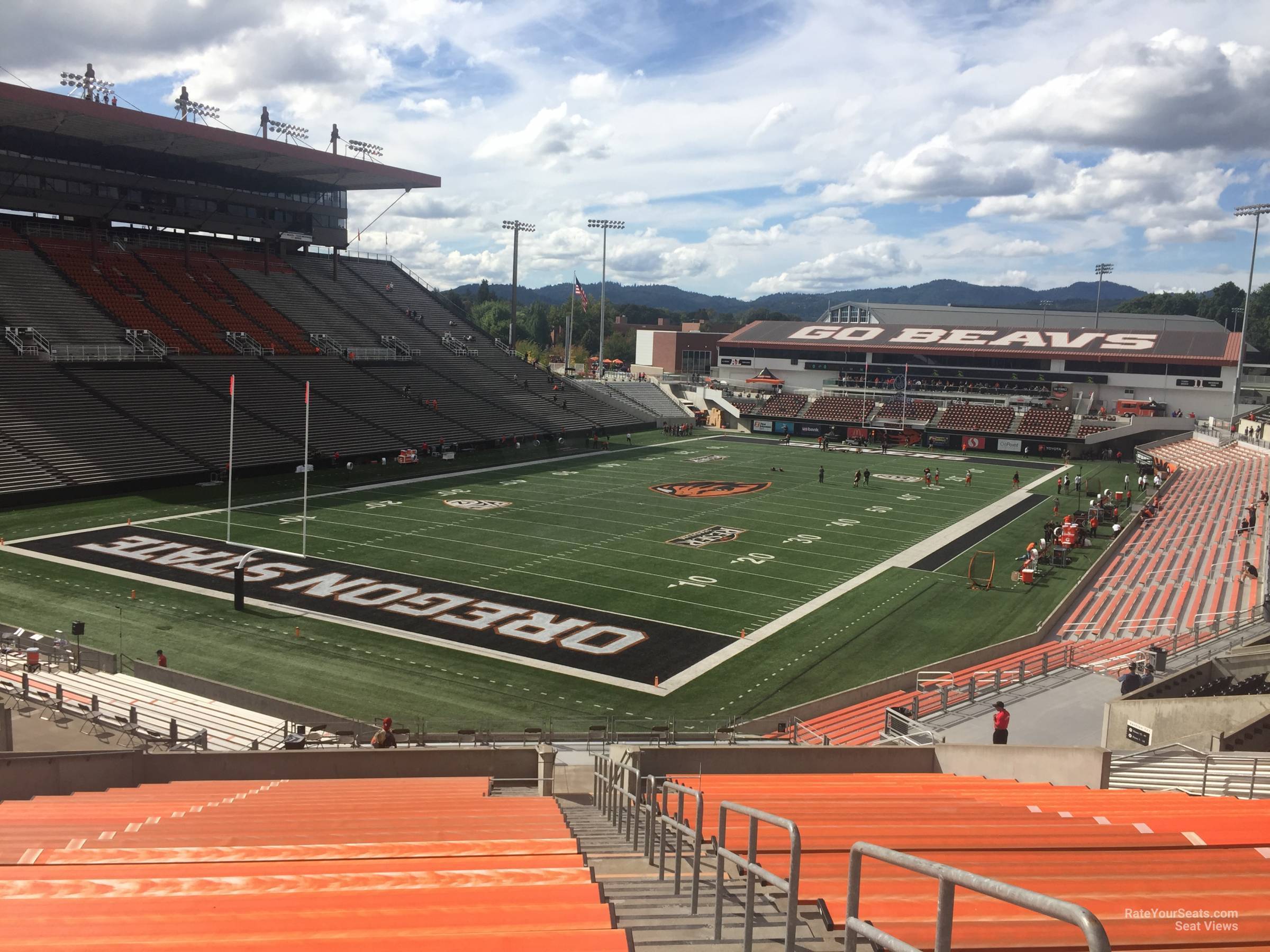 section 122, row 40 seat view  - reser stadium