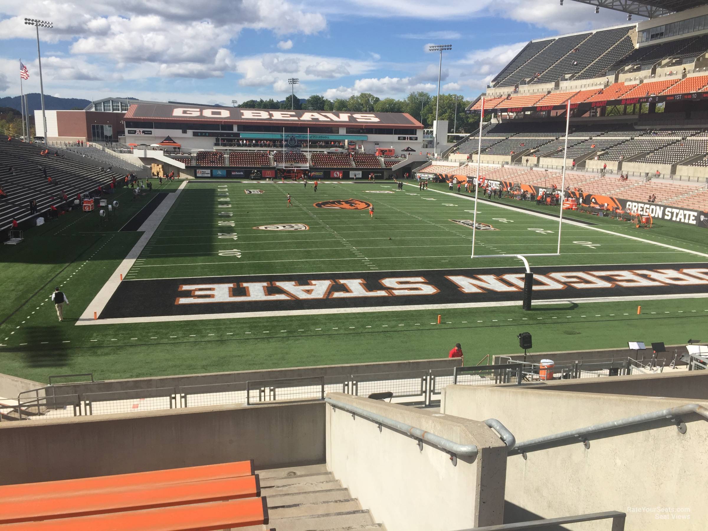 section 125, row 22 seat view  - reser stadium
