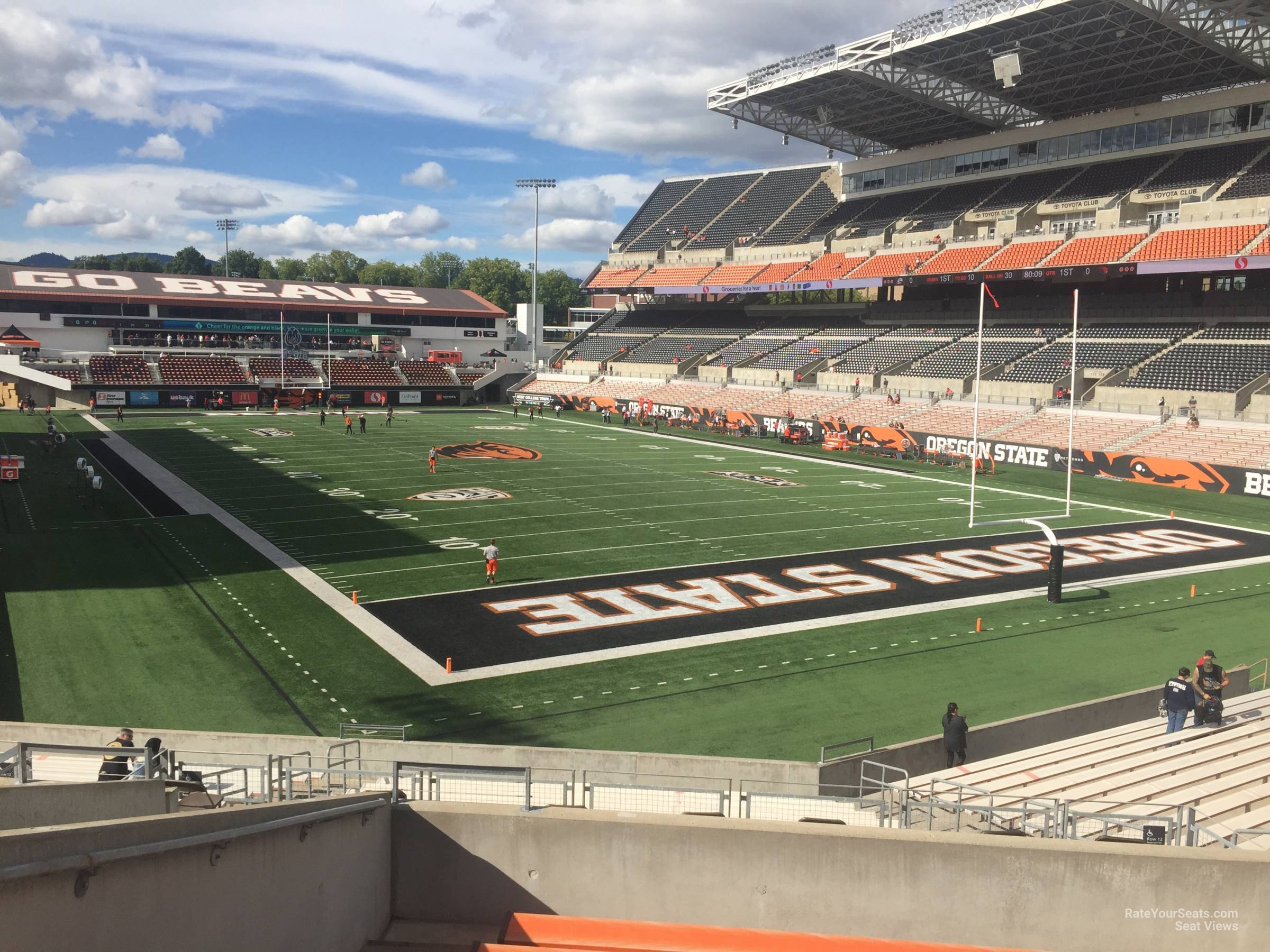 section 126, row 22 seat view  - reser stadium