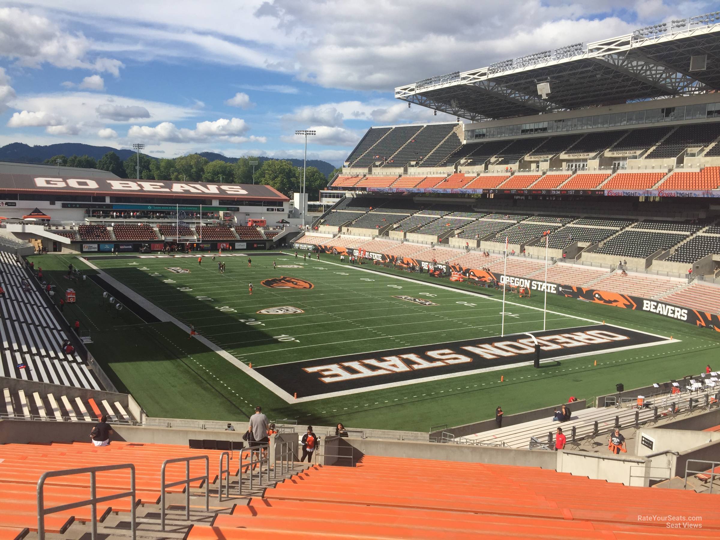 Reser Stadium Section 126 - RateYourSeats.com