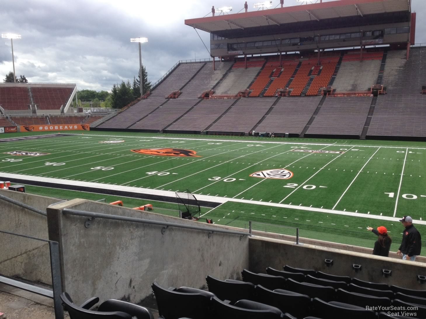 section 113, row 22 seat view  - reser stadium