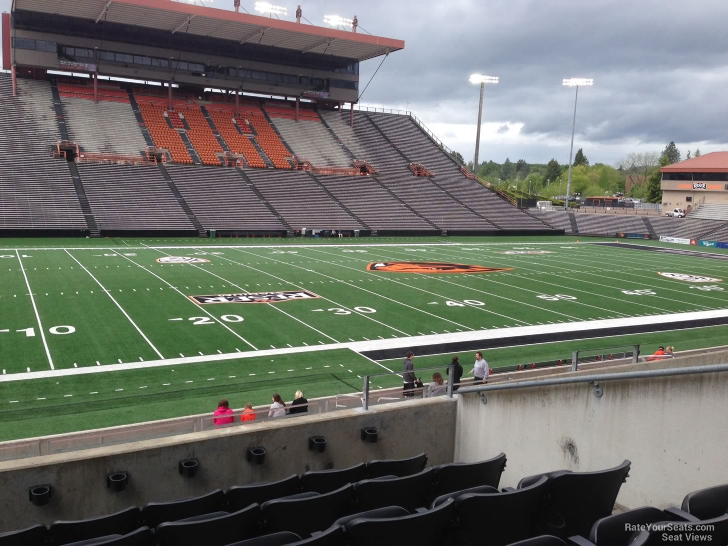 section 119, row 20 seat view  - reser stadium