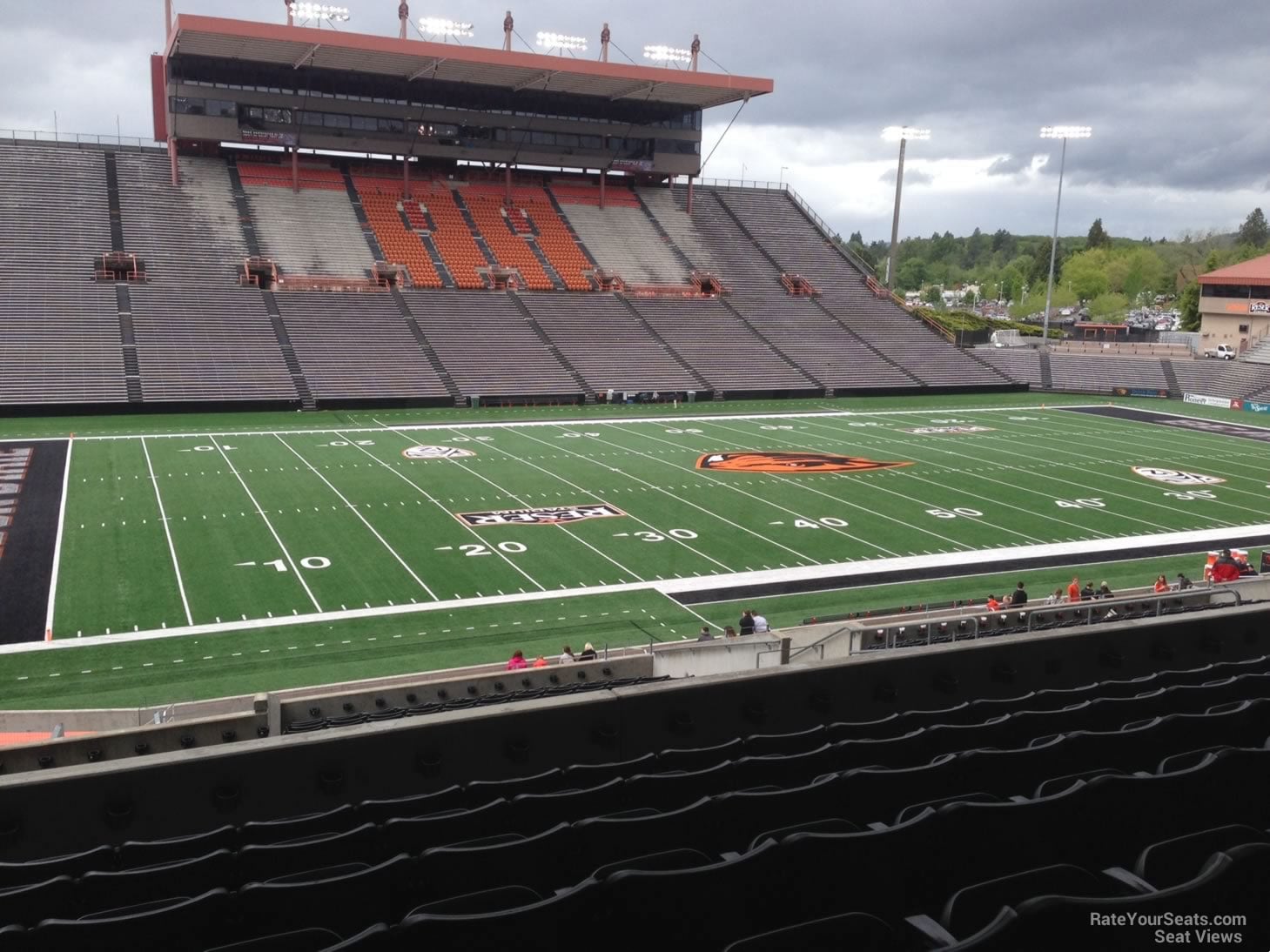 section 119, row 35 seat view  - reser stadium