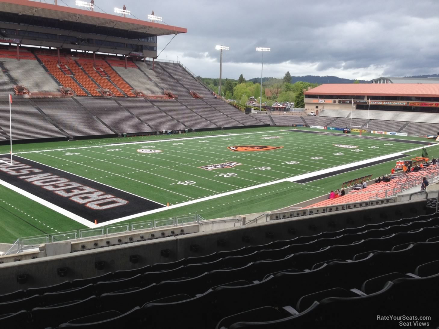 section 121, row 35 seat view  - reser stadium