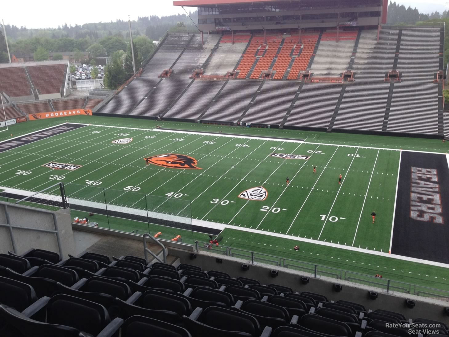 section 216, row 16 seat view  - reser stadium
