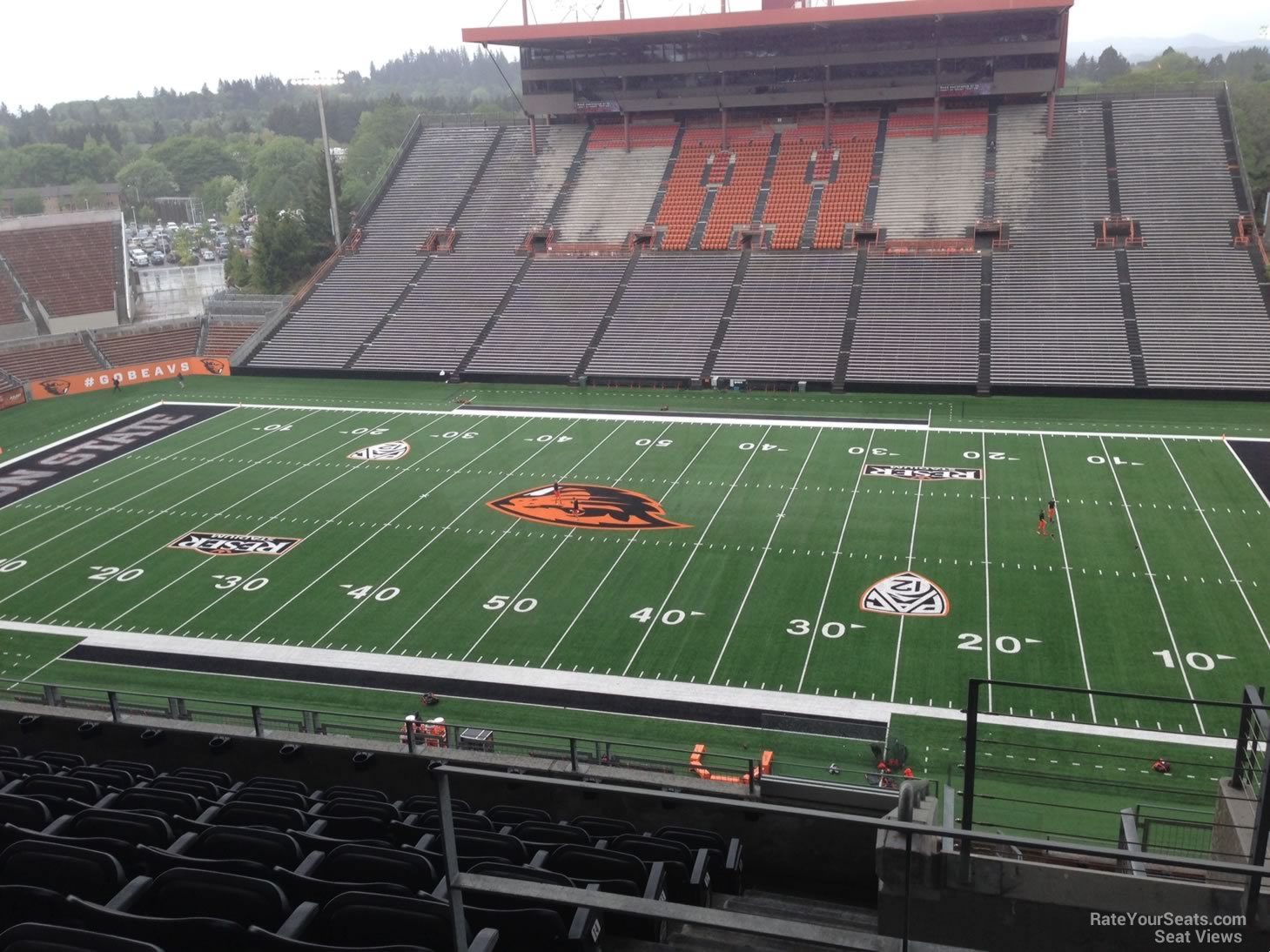 section 218, row 16 seat view  - reser stadium