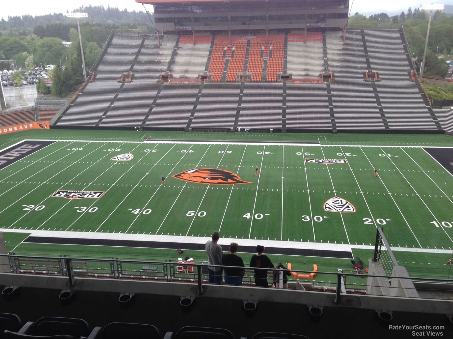 section 219, row 16 seat view  - reser stadium