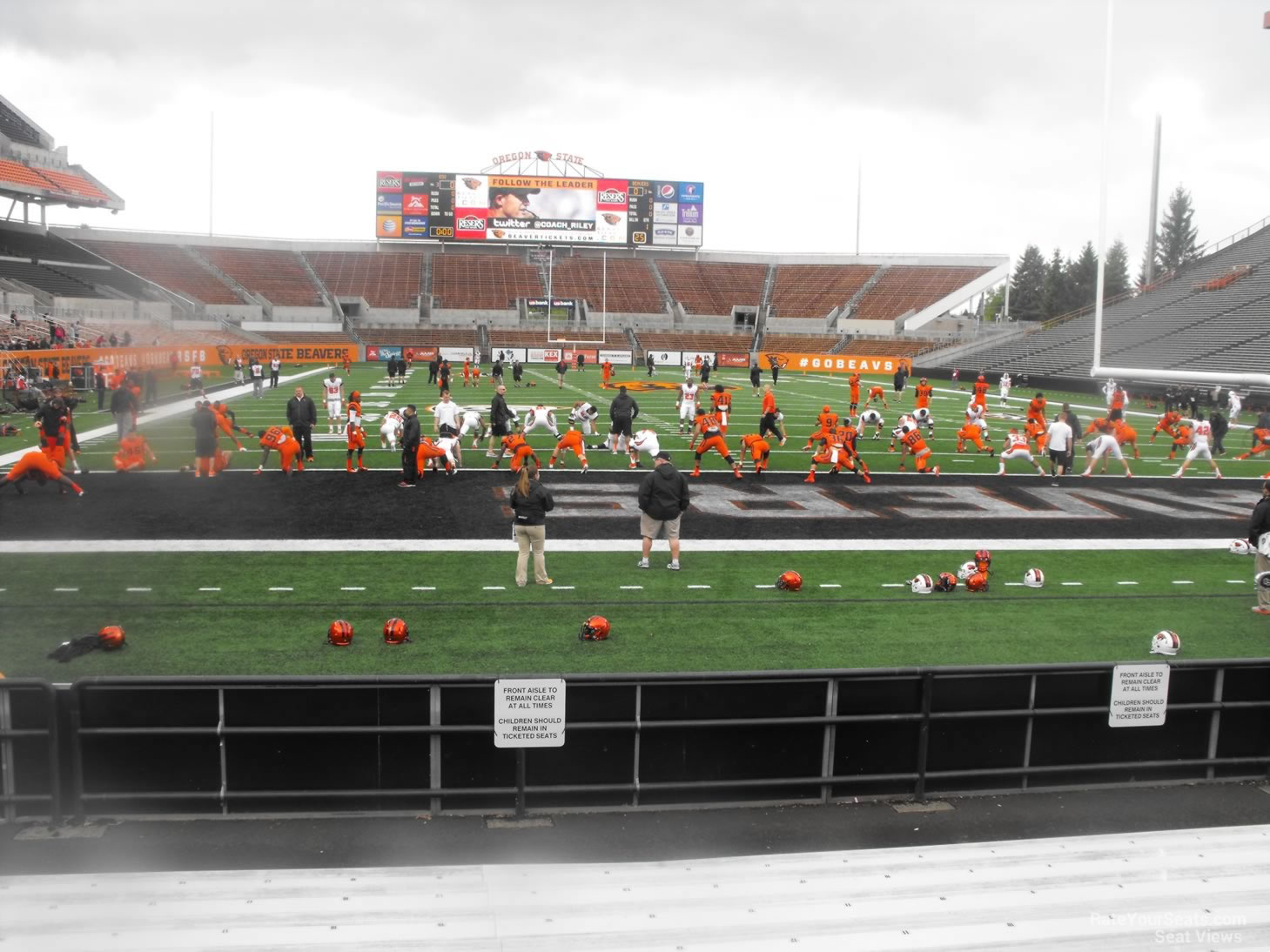 section 22, row 10 seat view  - reser stadium