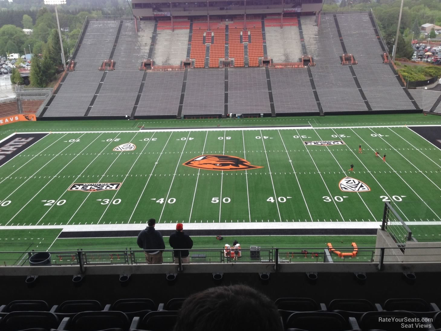 section 220, row 19 seat view  - reser stadium