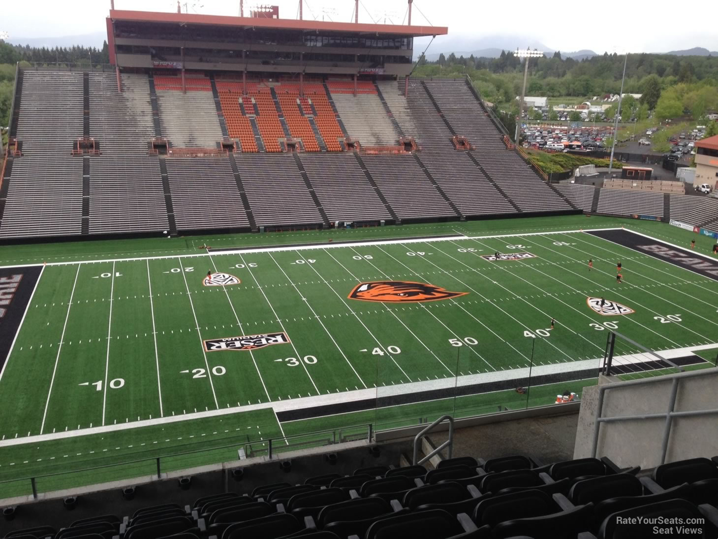 section 223, row 19 seat view  - reser stadium