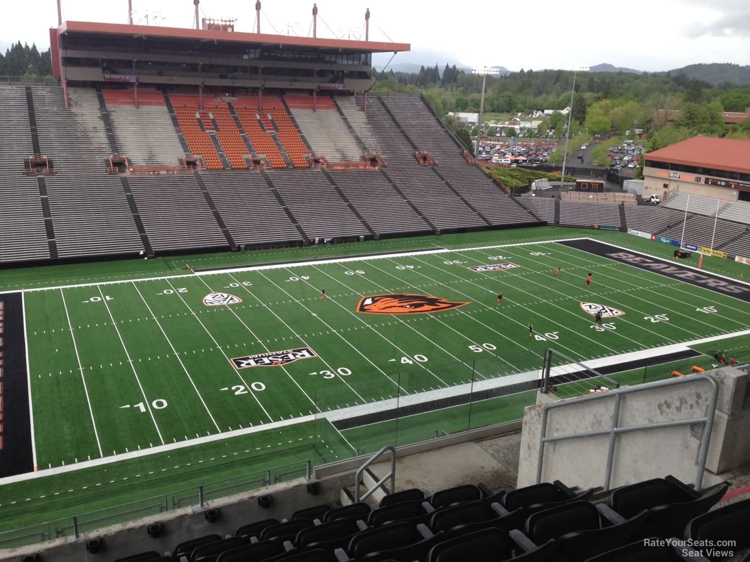 section 224, row 19 seat view  - reser stadium
