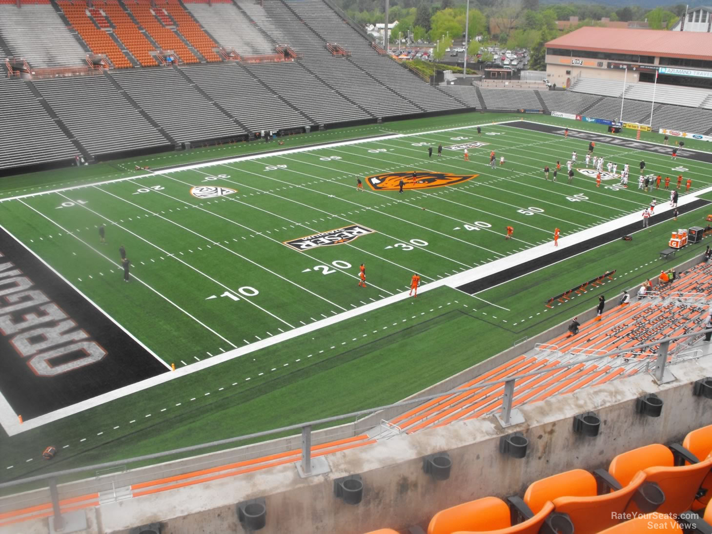section 226, row 5 seat view  - reser stadium