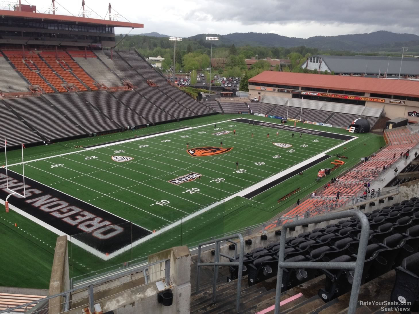 section 227 seat view  - reser stadium