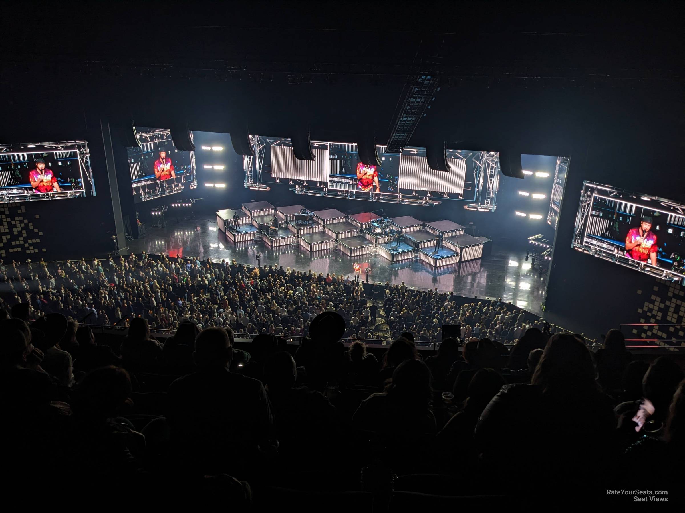 head-on concert view at Resorts World Theatre Las Vegas