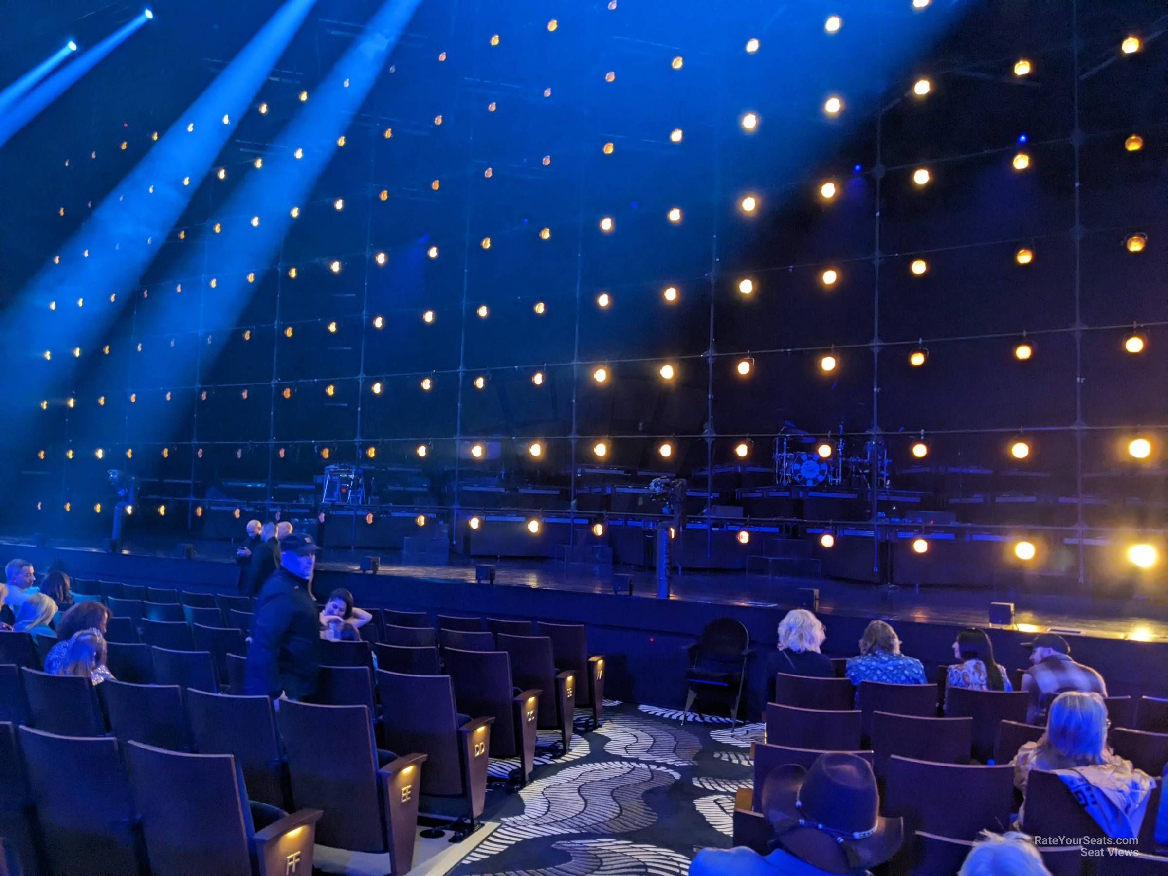 front orchestra 3, row ll seat view  - resorts world theatre las vegas