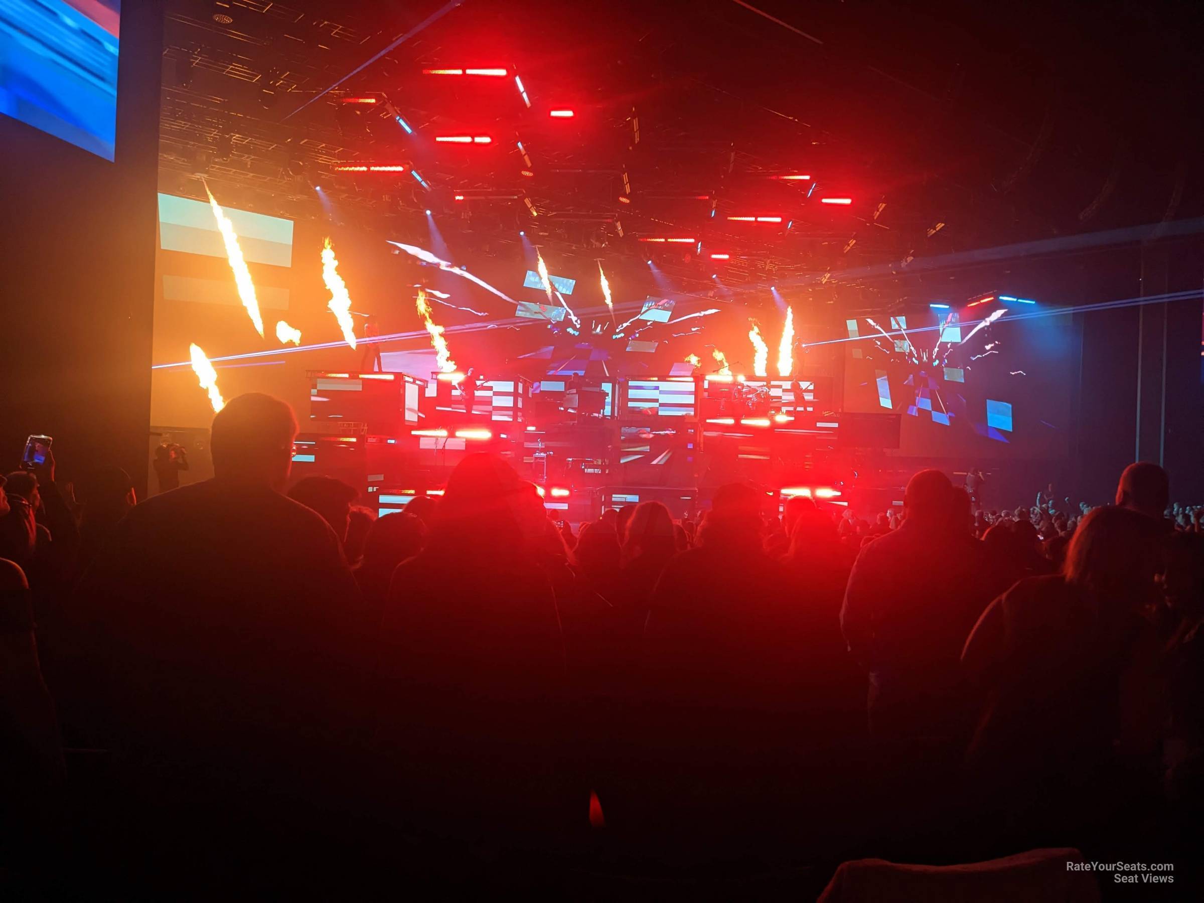 rear orchestra 5, row a seat view  - resorts world theatre las vegas
