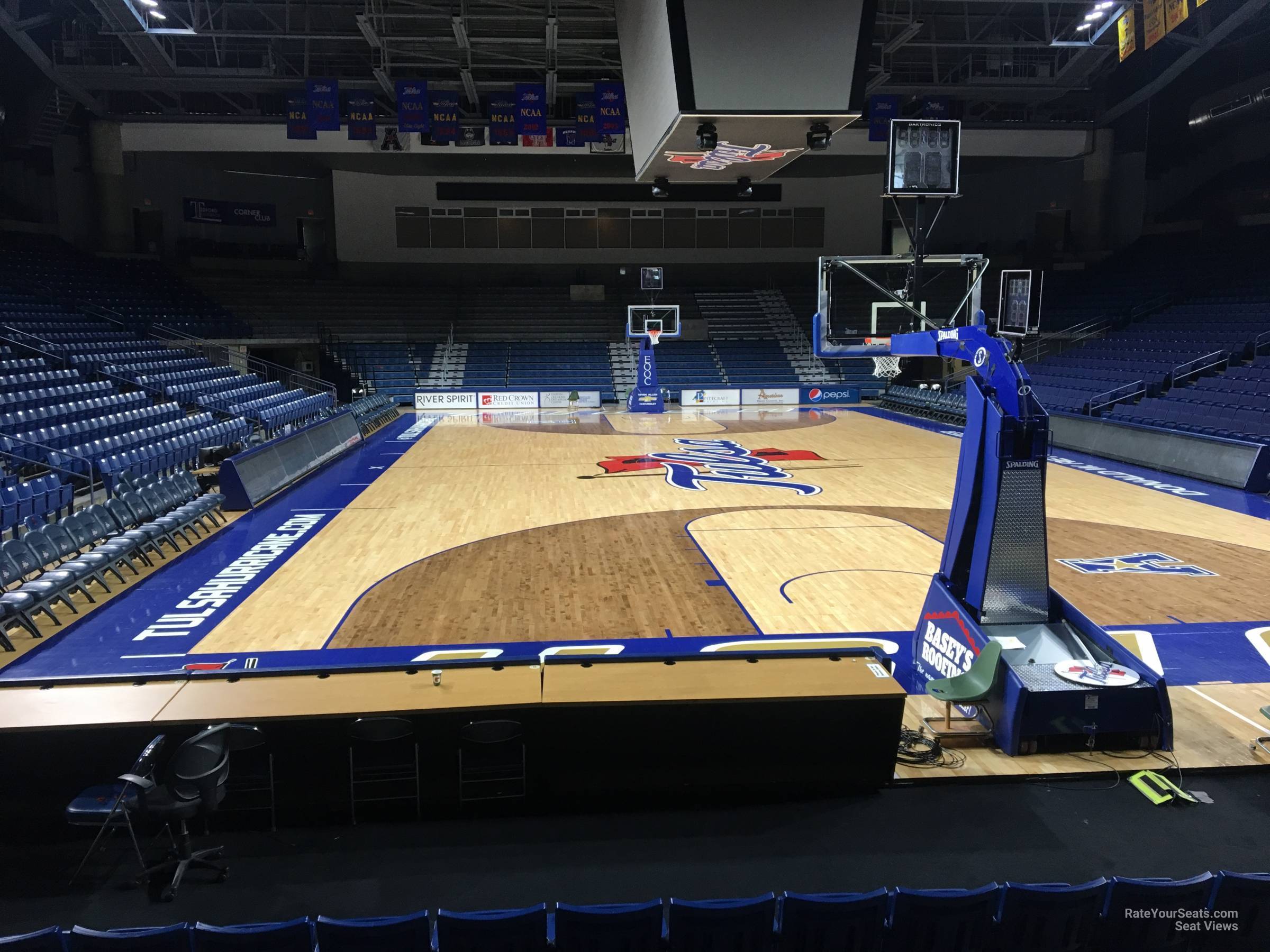 section 101, row g seat view  - reynolds center