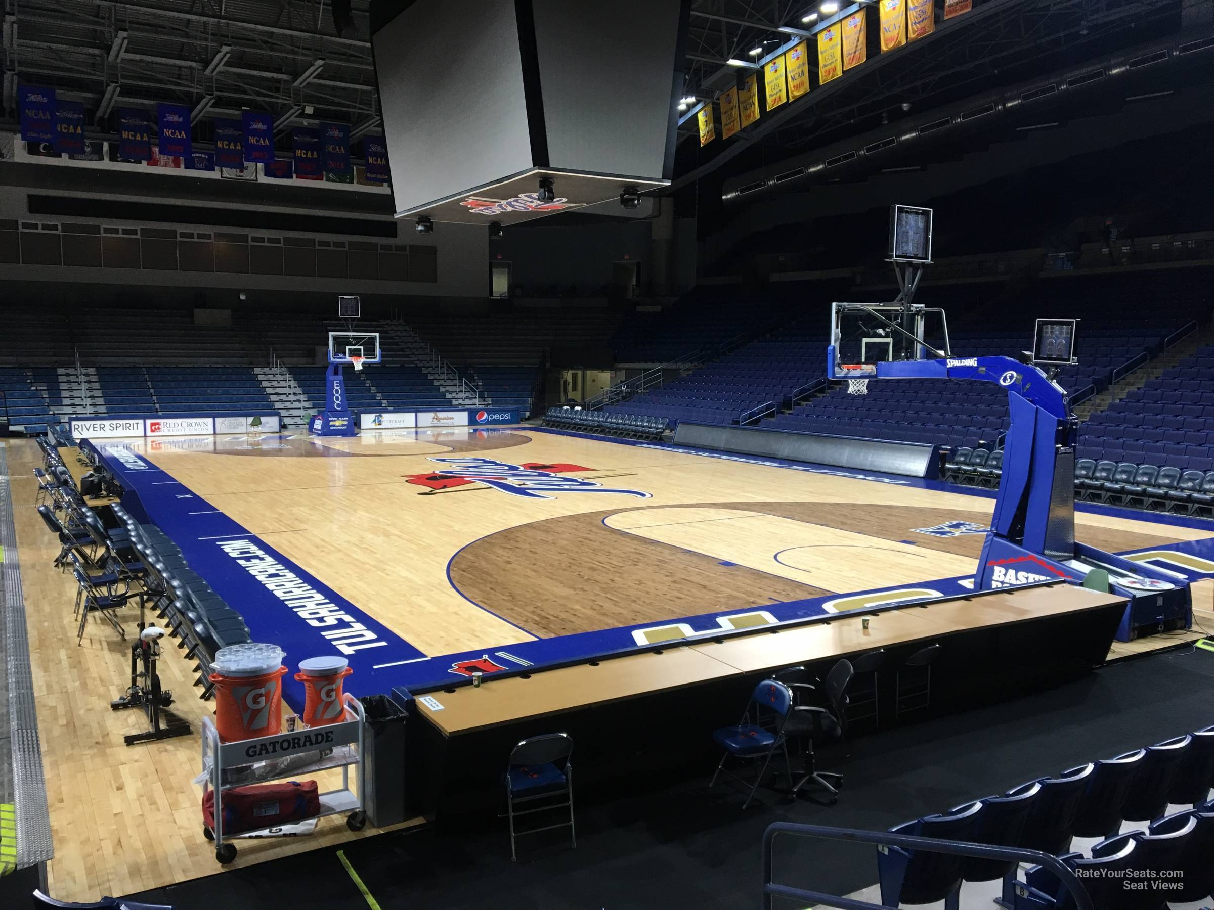 section 102, row g seat view  - reynolds center