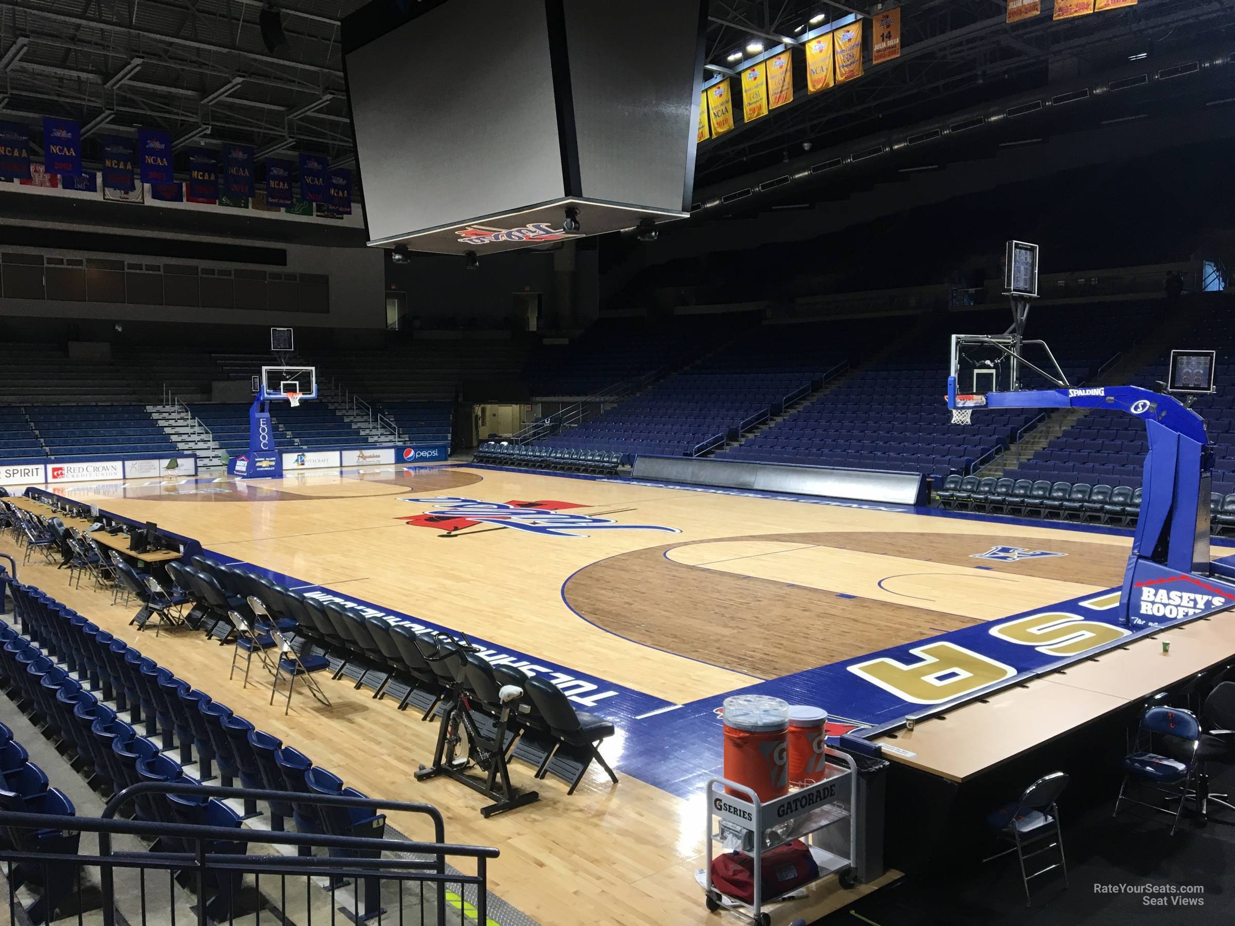 section 103, row g seat view - reynolds center