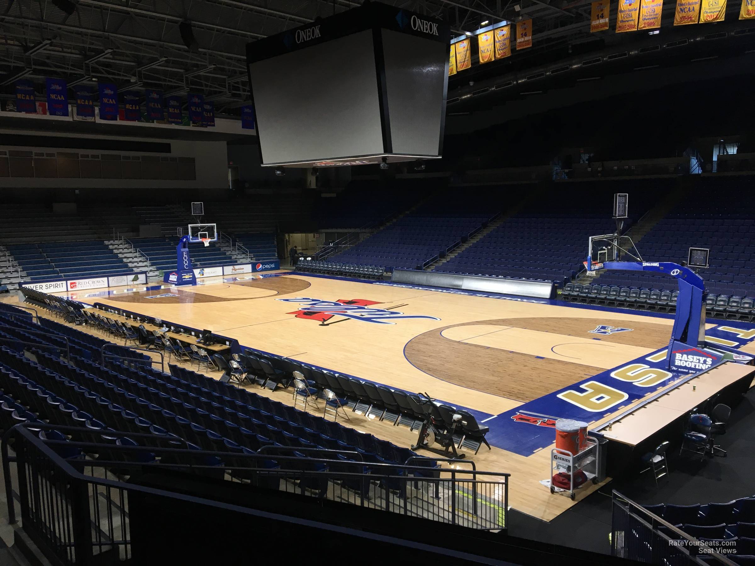 section 103, row n seat view - reynolds center