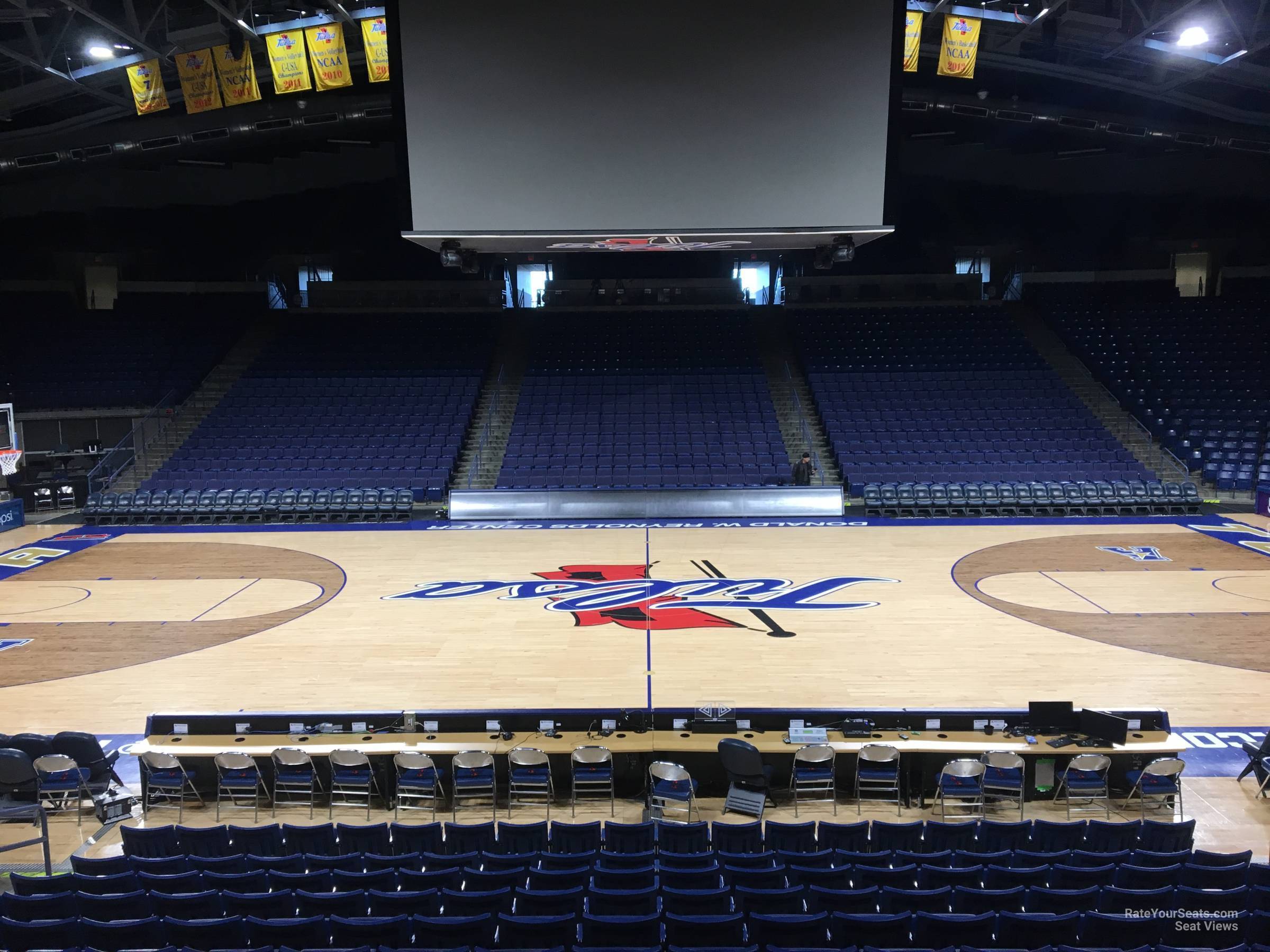 section 105, row n seat view  - reynolds center