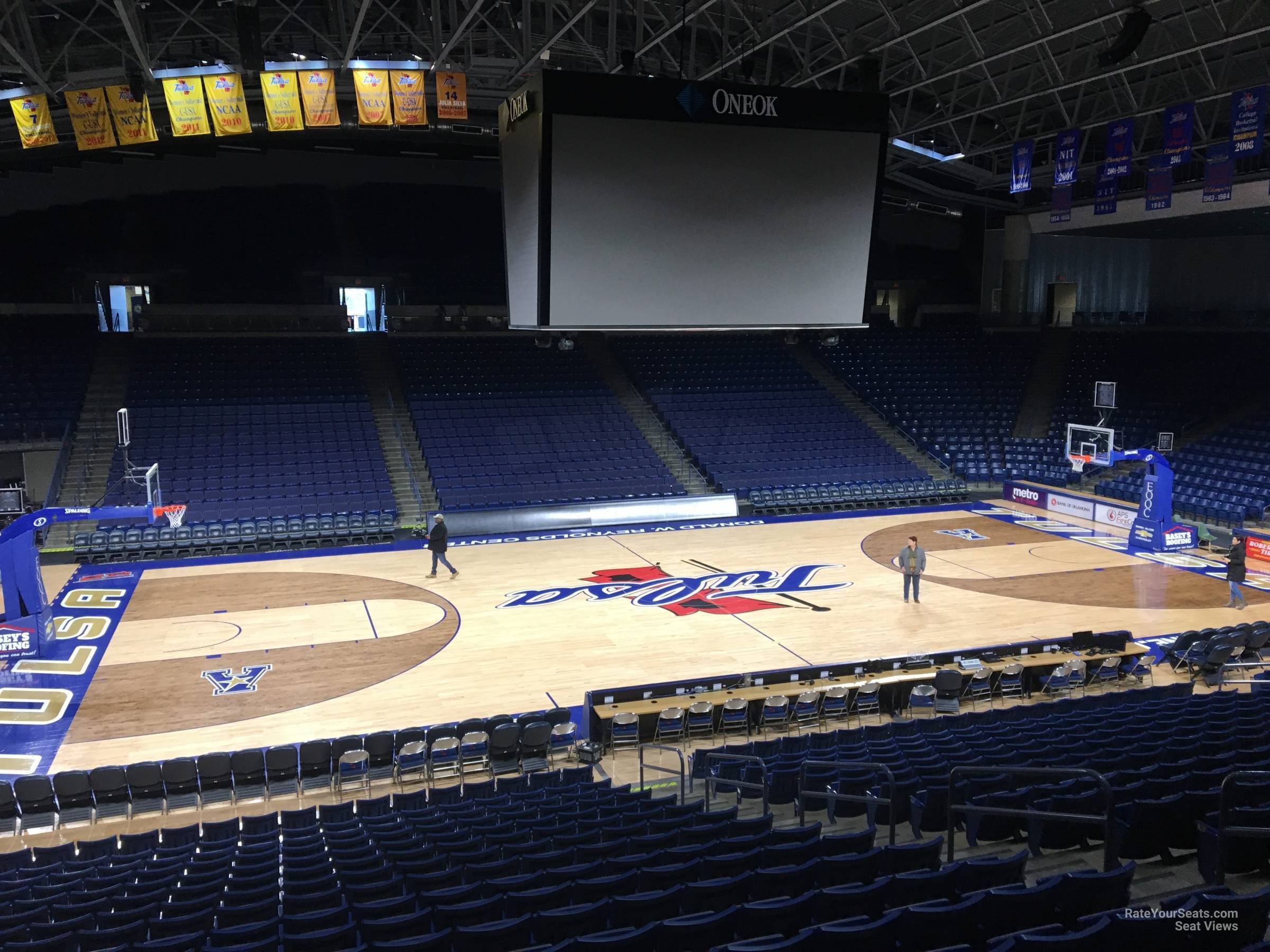 section 106, row u seat view - reynolds center