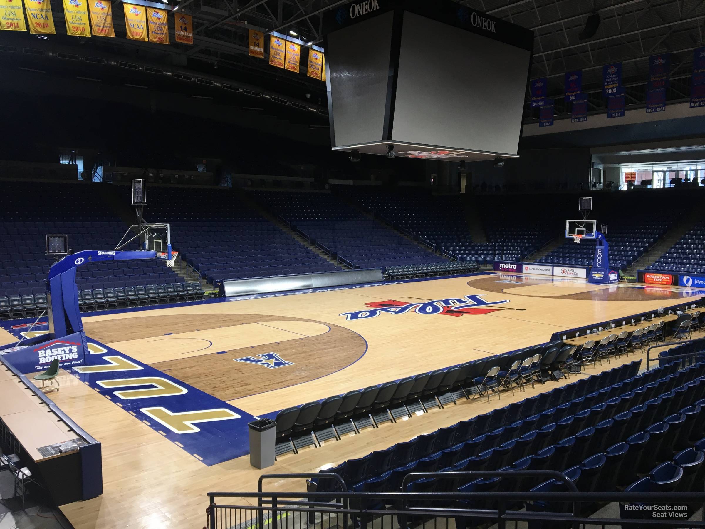 section 107, row g seat view  - reynolds center
