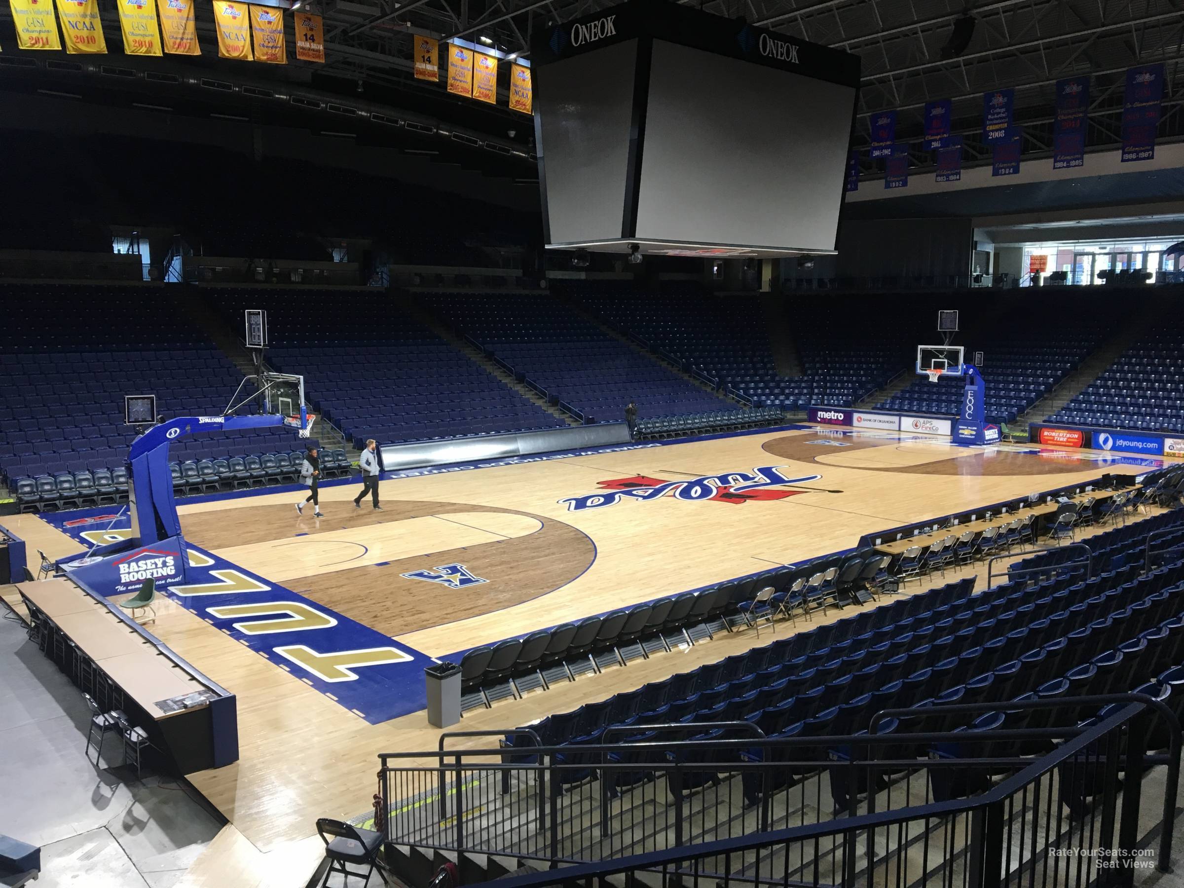 section 107, row n seat view  - reynolds center