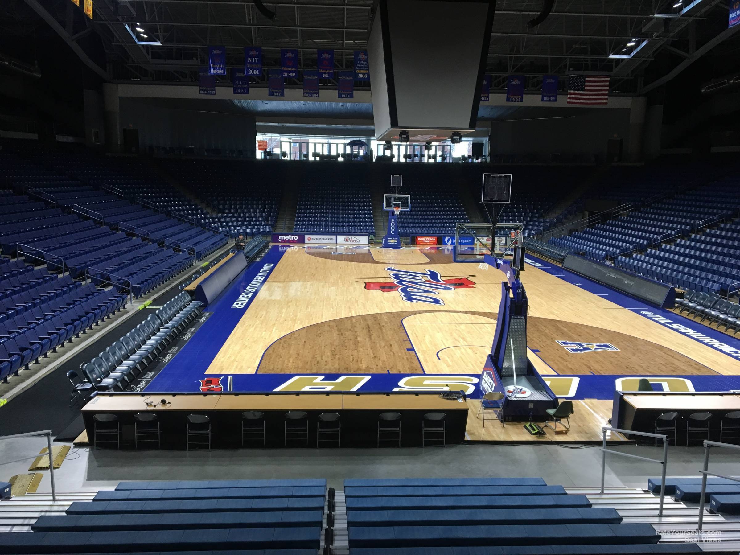 section 110, row n seat view  - reynolds center