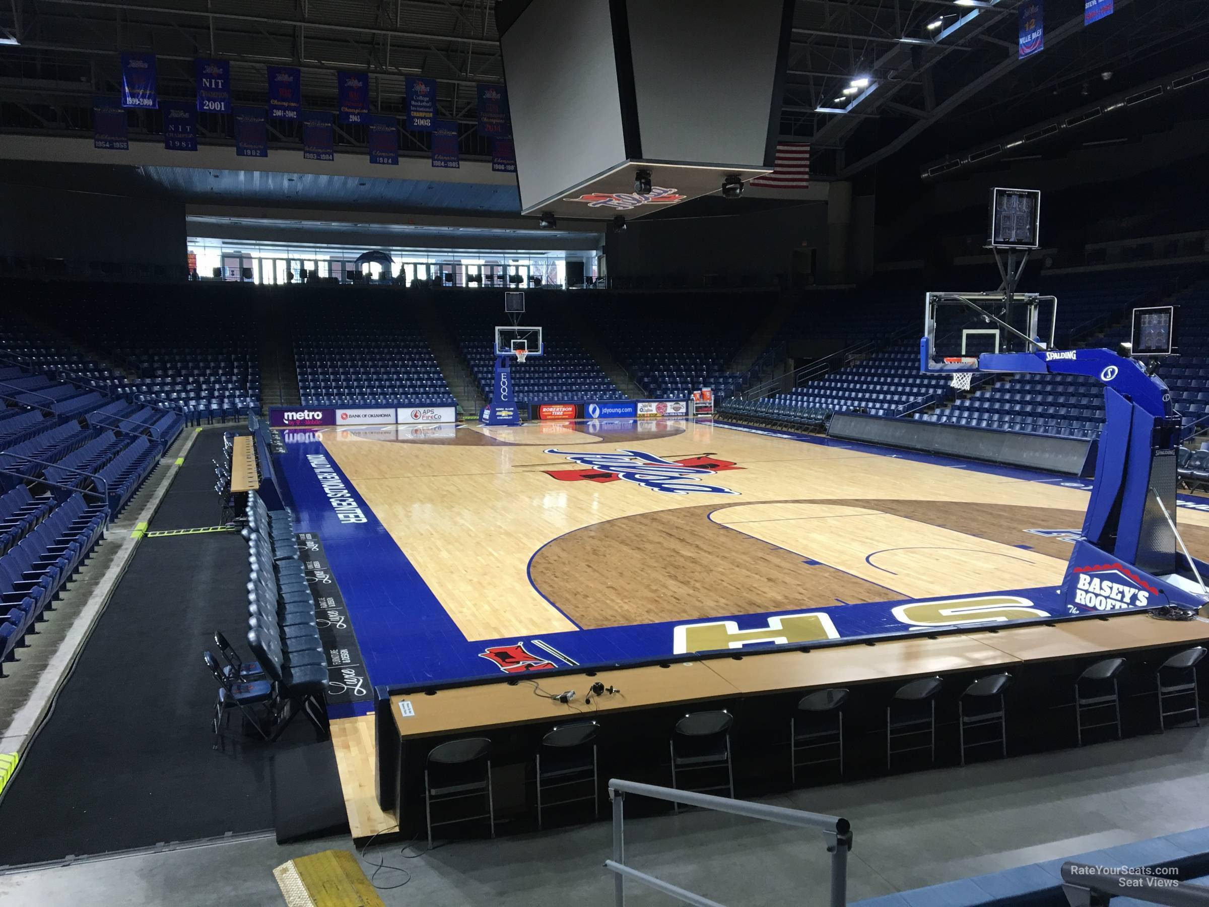 section 111, row g seat view - reynolds center