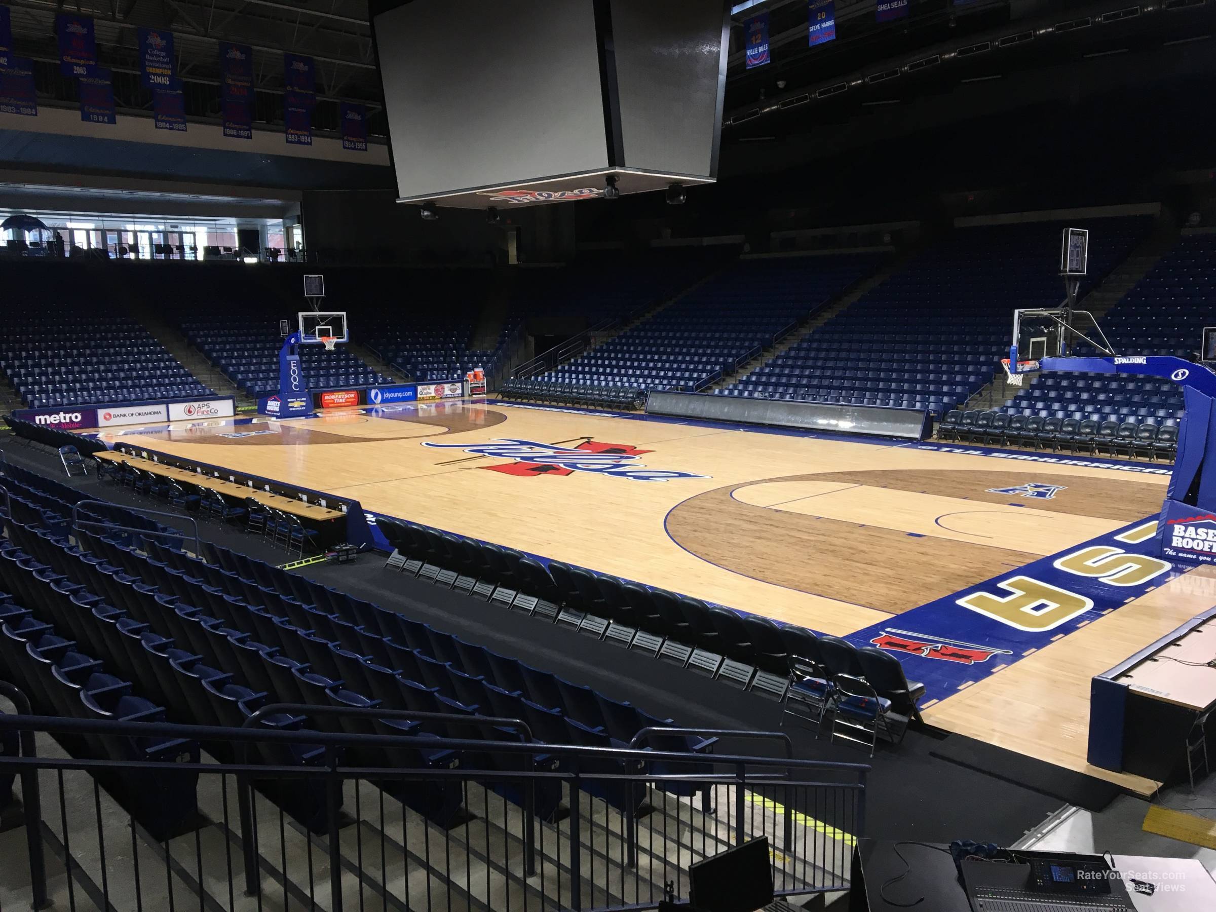section 112, row g seat view  - reynolds center