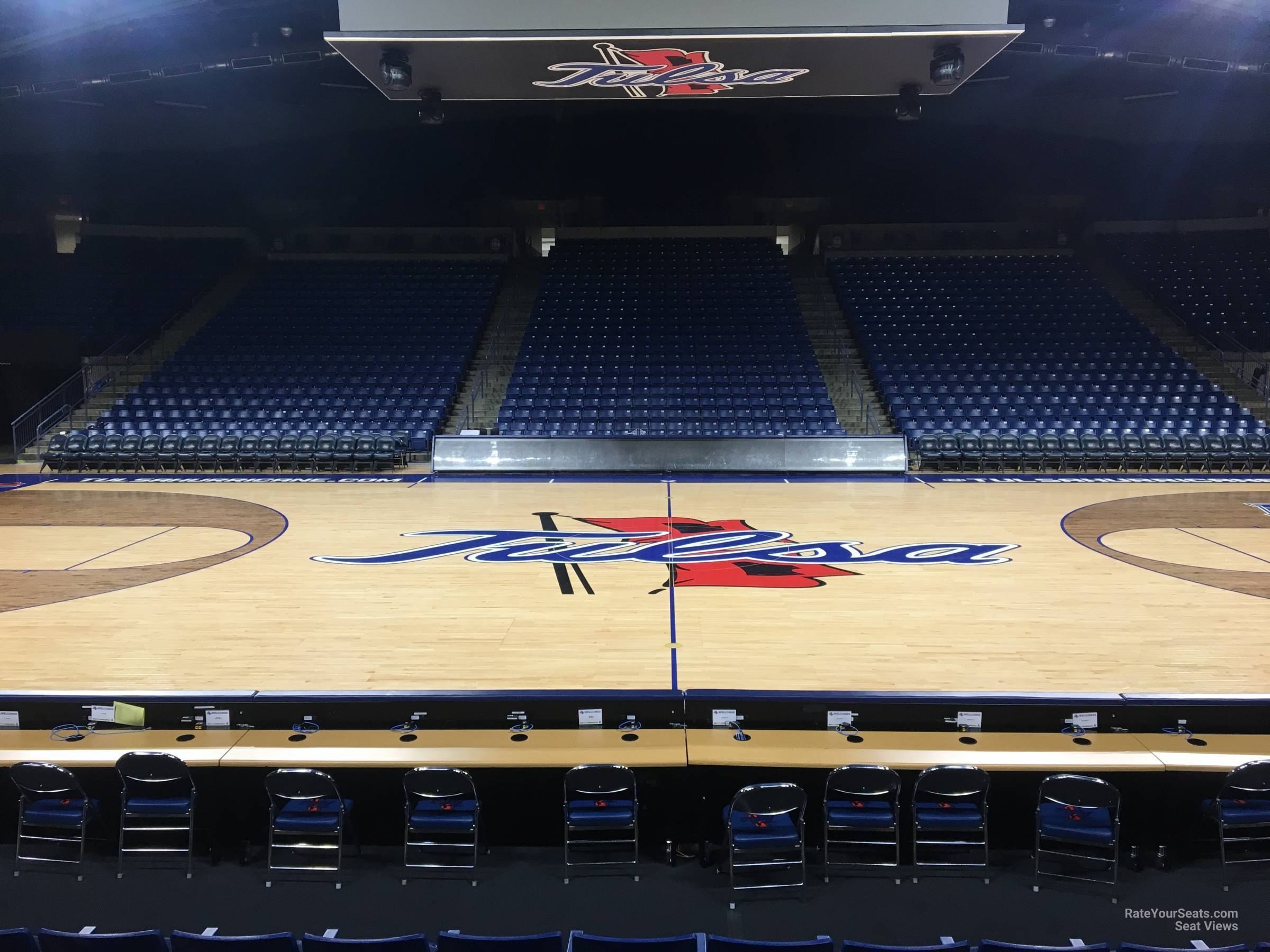 section 114, row g seat view  - reynolds center