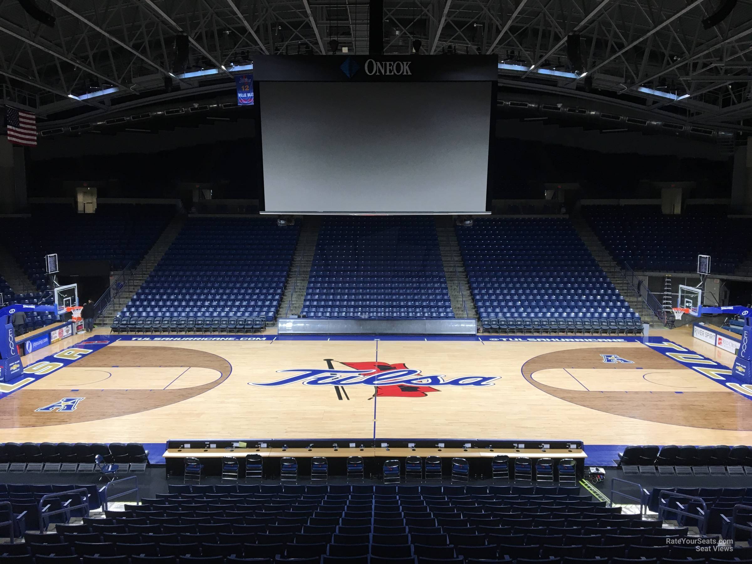 section 114, row u seat view  - reynolds center