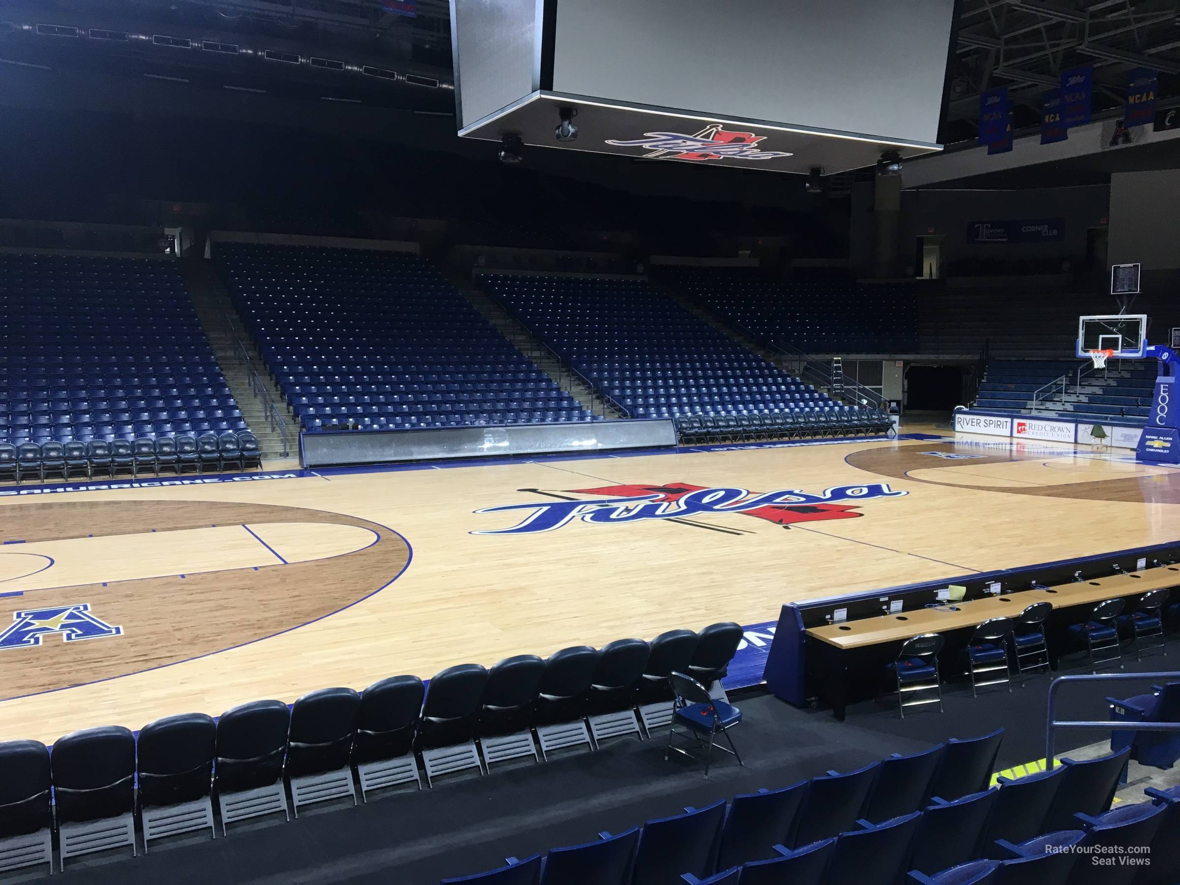 section 115, row g seat view  - reynolds center