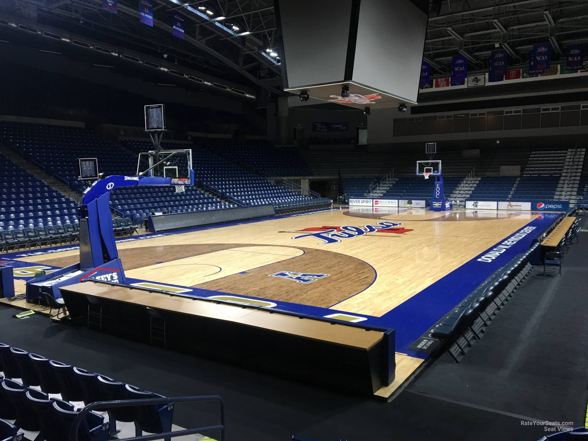 section 117, row g seat view - reynolds center
