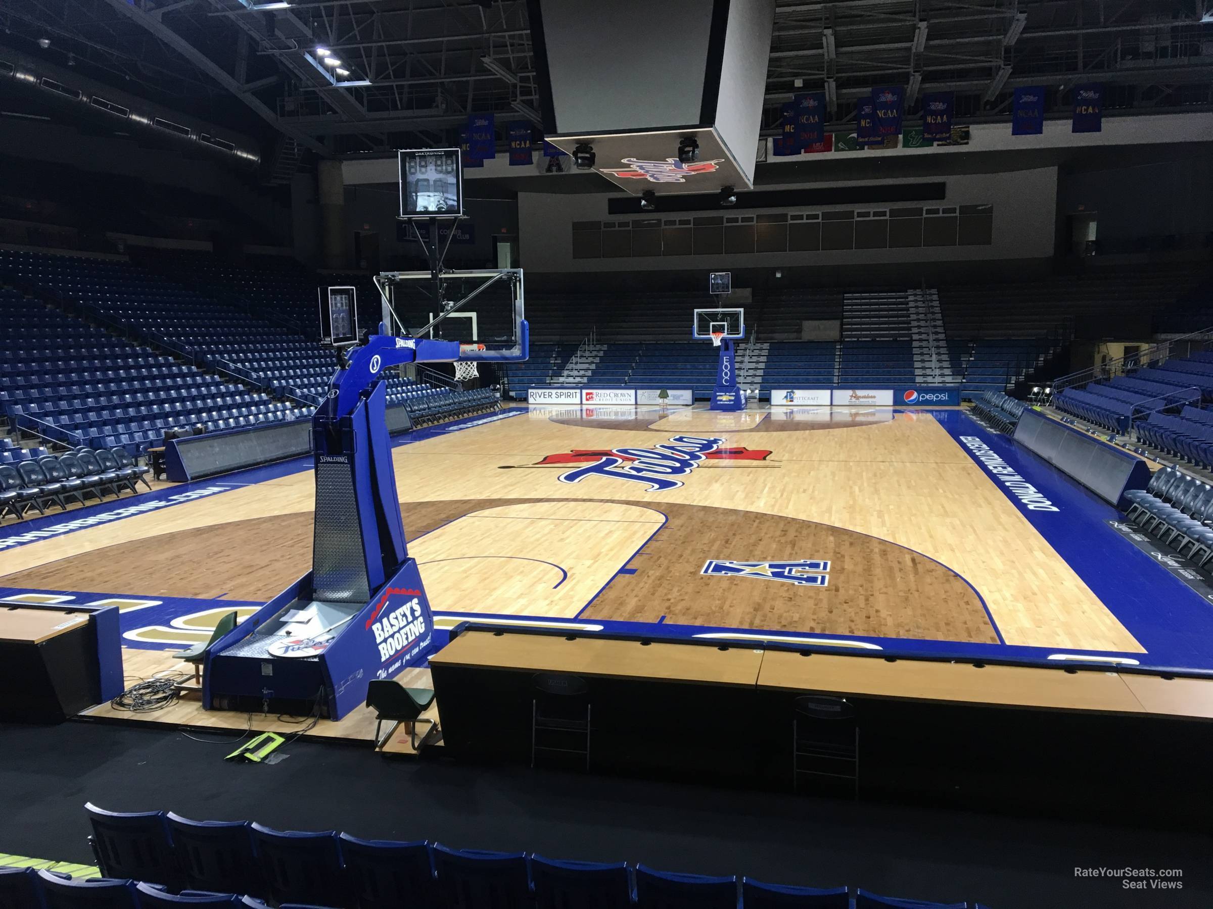 section 118, row g seat view - reynolds center