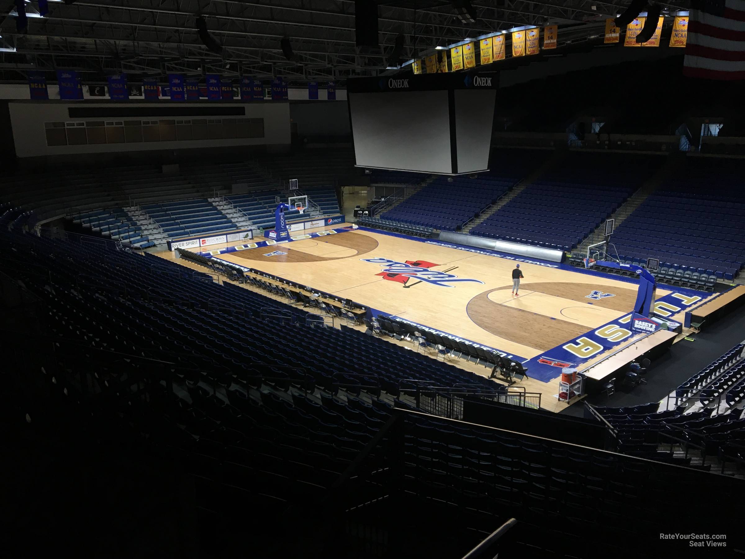 section 202, row d seat view  - reynolds center