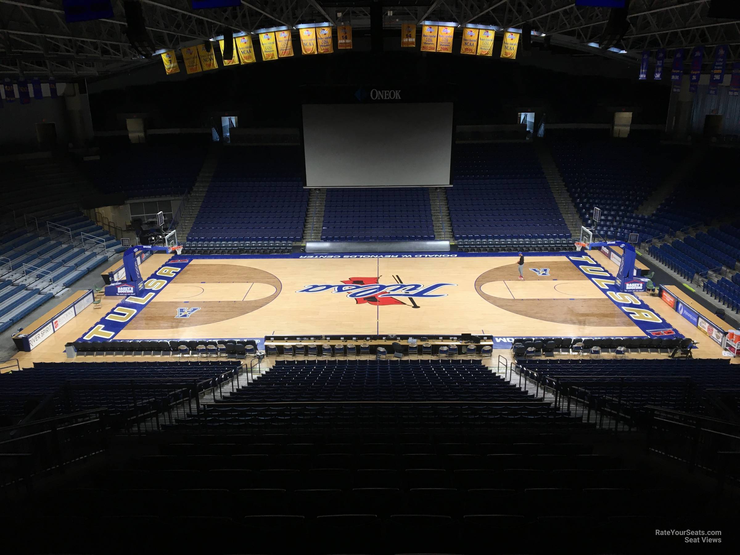 section 205, row j seat view  - reynolds center