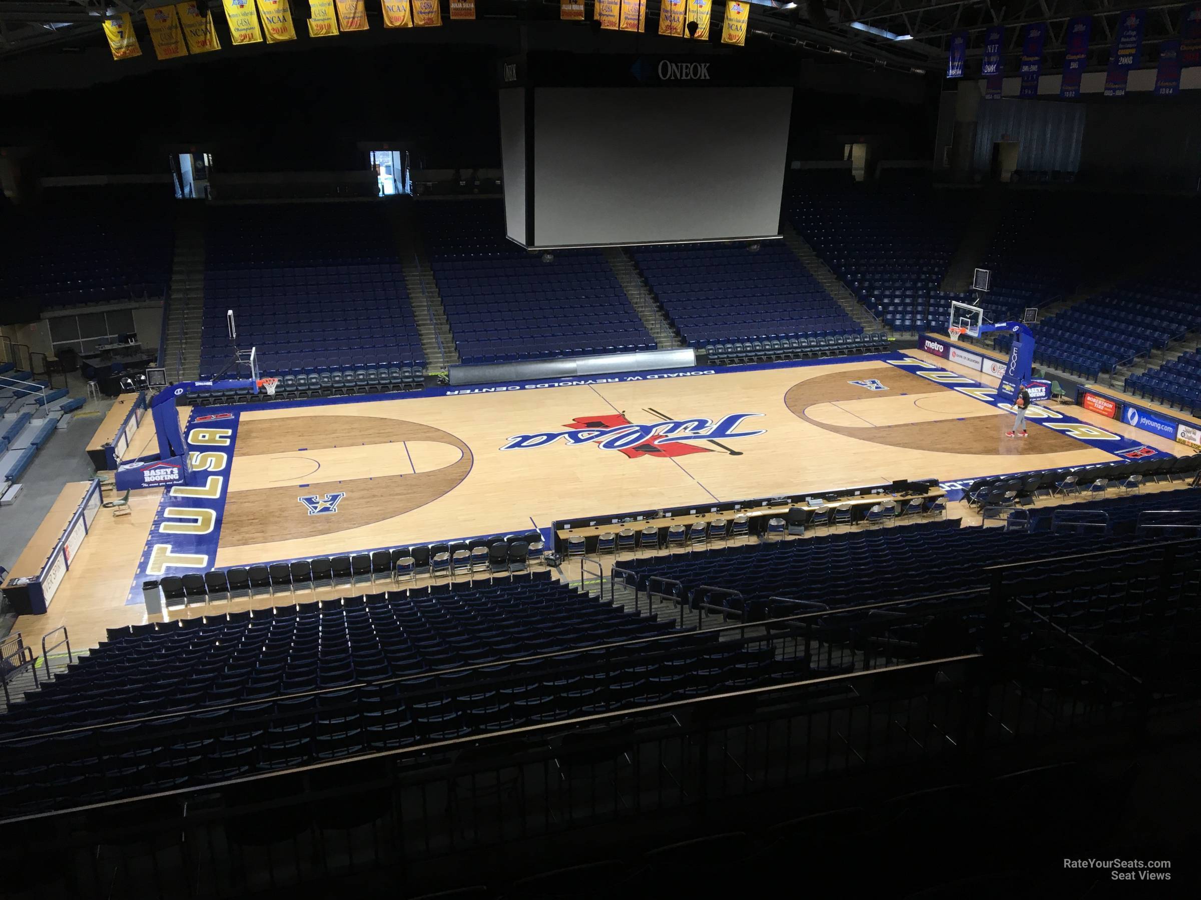 section 206, row d seat view  - reynolds center